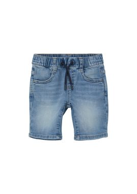 s.Oliver Jeansshorts Jeans-Bermuda Joggstyle Brad / Slim Fit / Mid Rise / Slim Leg angedeuteter Tunnelzug