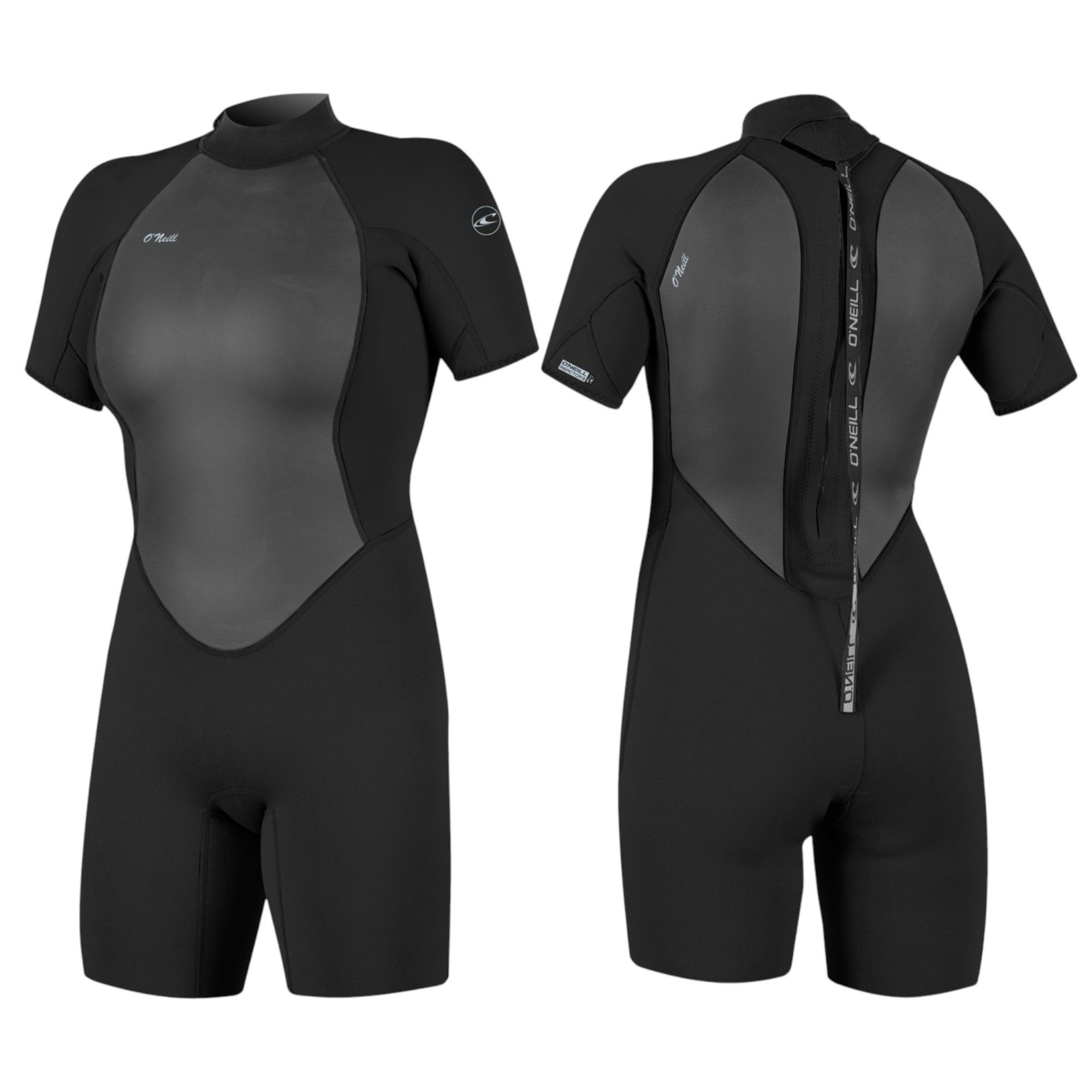 O'Neill Neoprenanzug O'NEILL WMS REACTOR-2 Neoprenanzug 2mm Damen Shorty Wetsuit Backzip