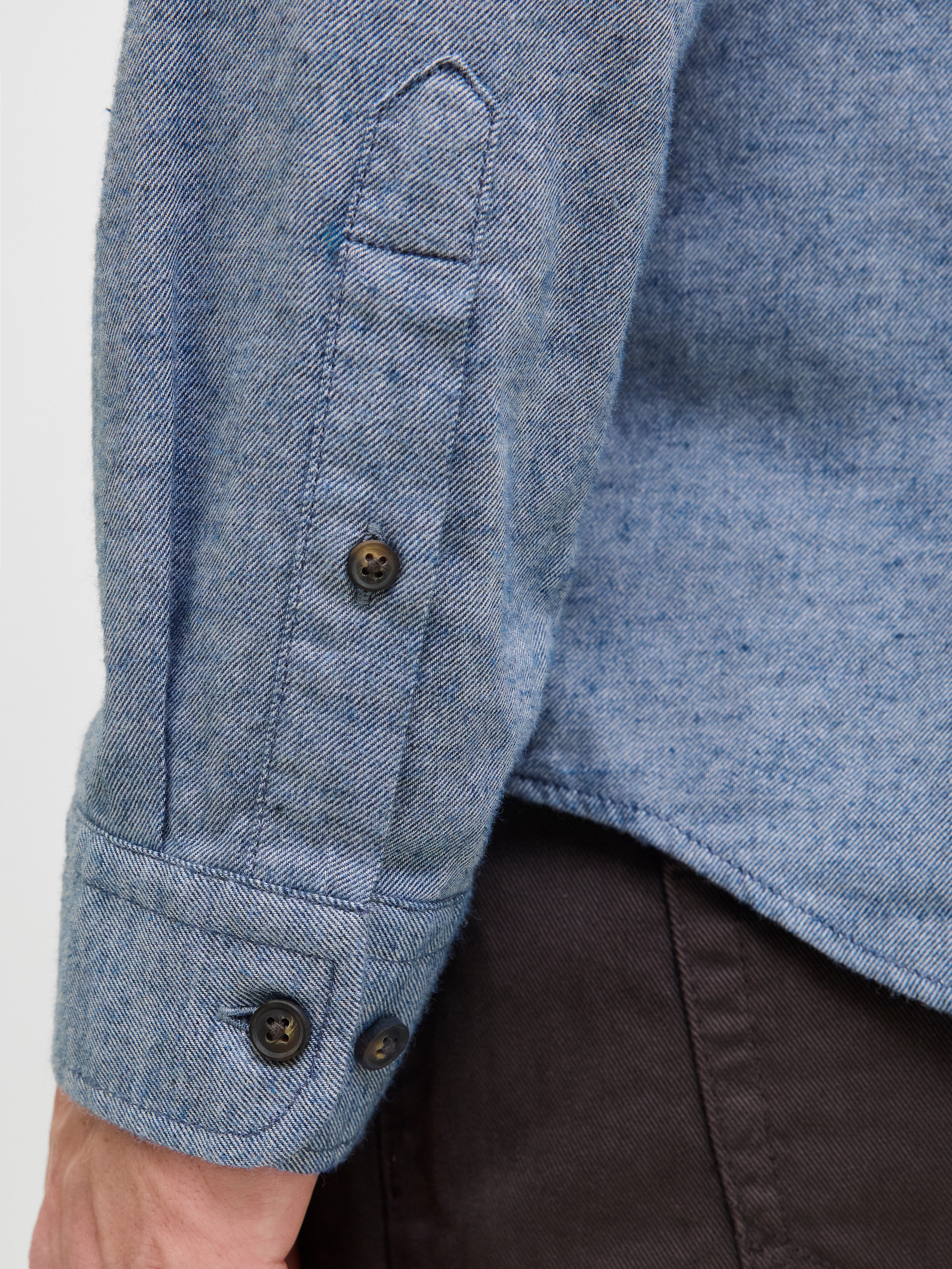 Jack & Jones Langarmhemd JJECLASSIC MELANGE SHIRT L/S NOOS günstig online kaufen
