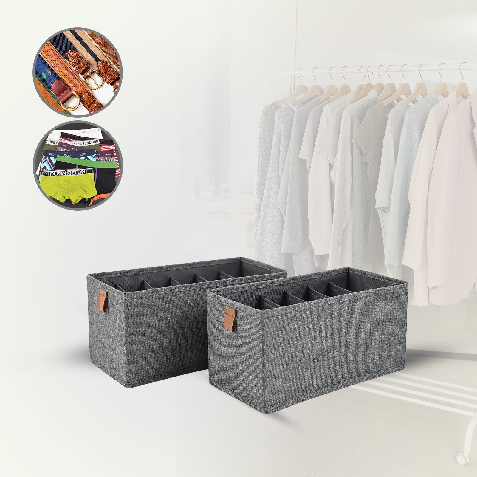 hausleben Organizer 2er Set Aufbewahrungsbox mit günstig online kaufen