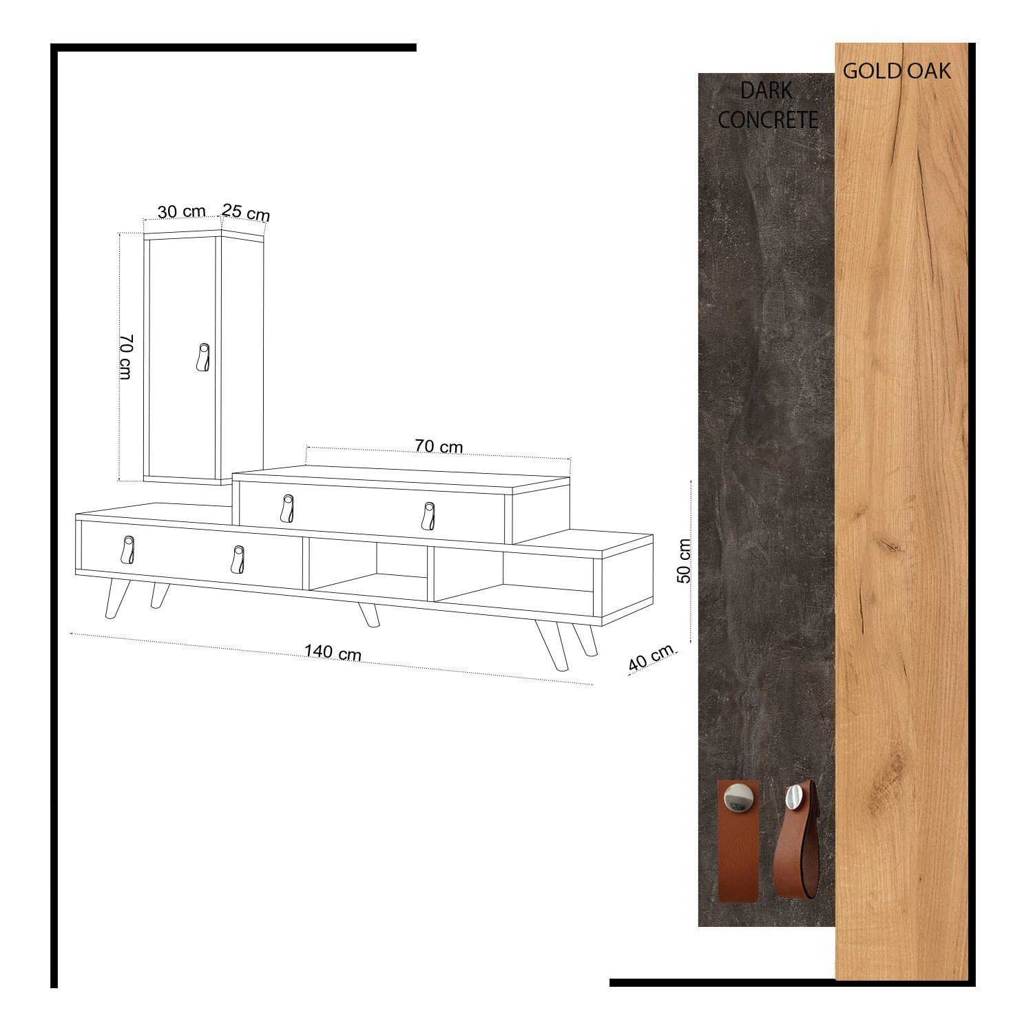 Decor TV-Schrank Skye -Einheit MDD3011-TV