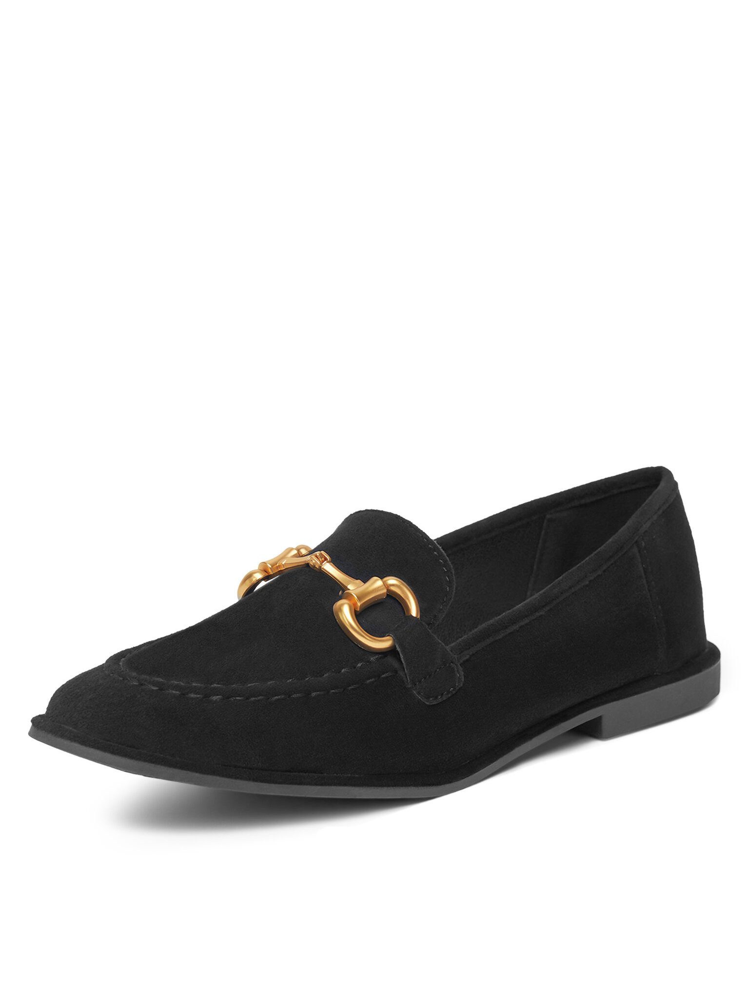DeeZee Deezee Damen-Loafers Schwarz 1-141-1 Mokassin