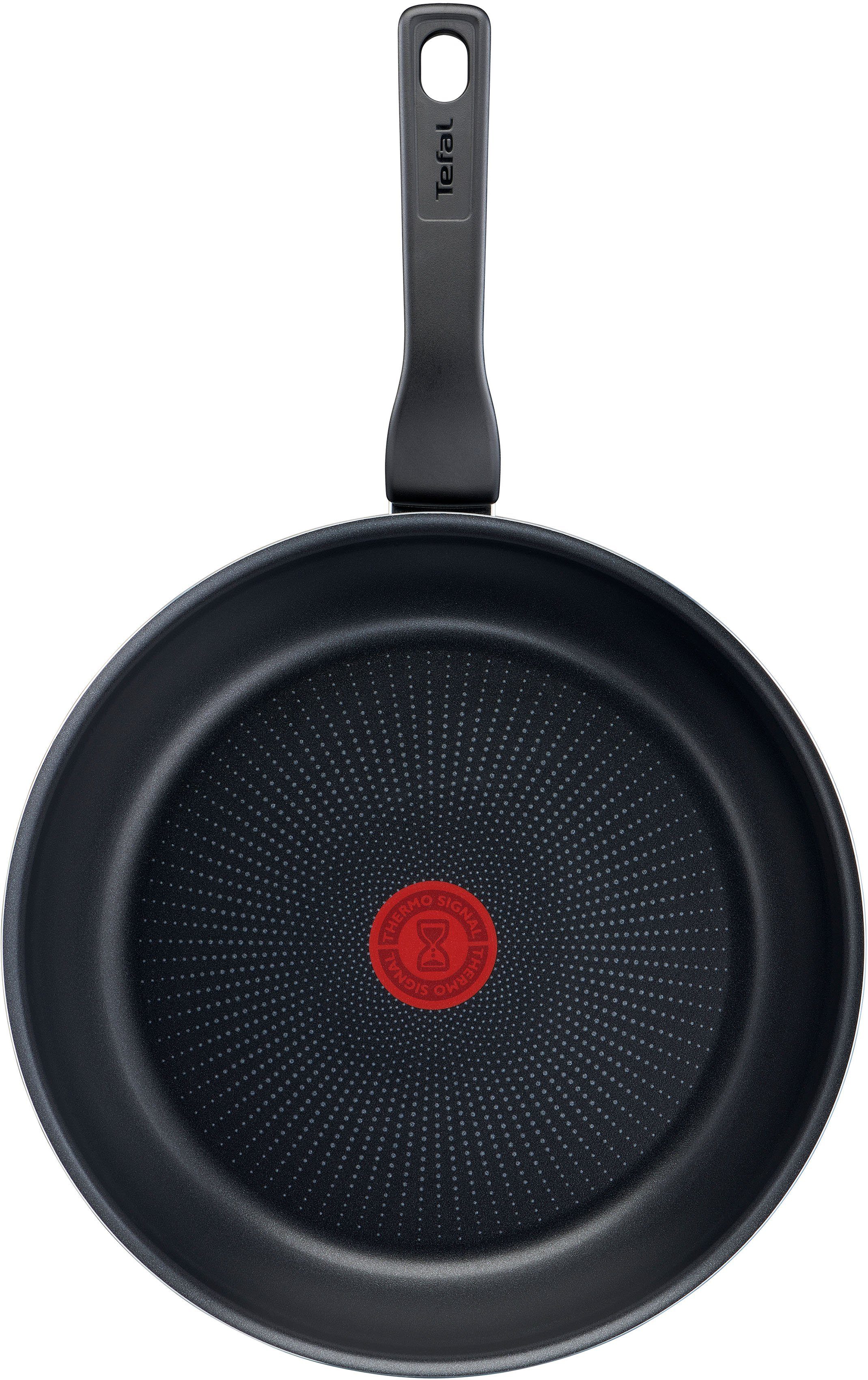 Tefal Bratpfanne XL Force, Aluminium (1-tlg), Antihaft, Thermo-Signal, tiefe Form, alle Herdarten außer Induktion