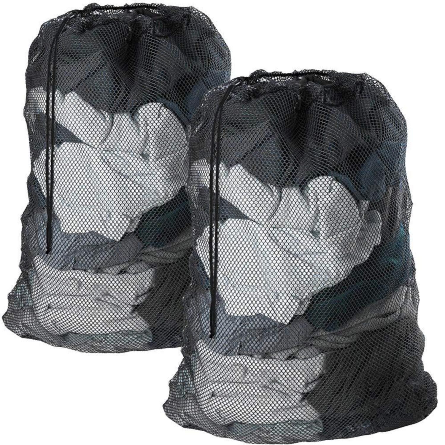 LuxusKollektion Wäschenetz Wäschenetz für Waschmaschine 60x90cm 2St. Schwarz