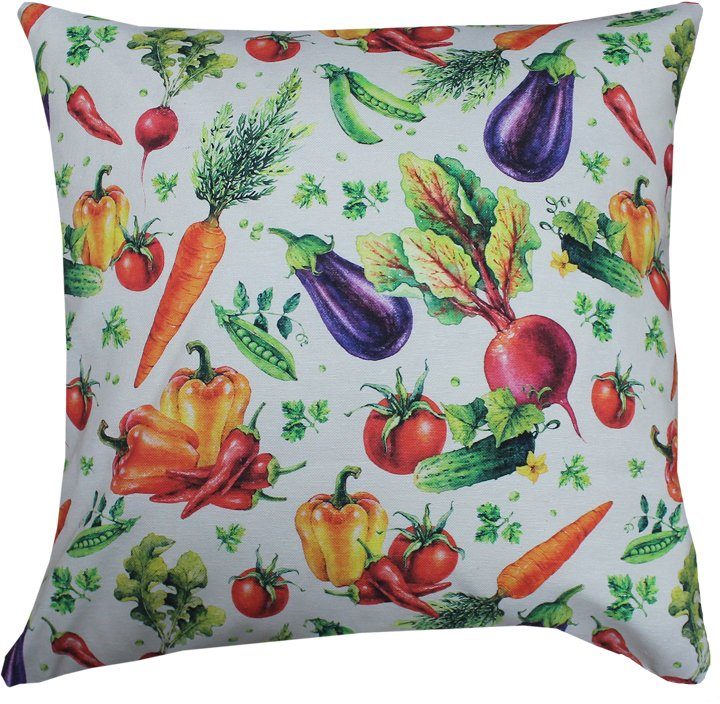 Kissenhülle HOSSNER HOMECOLLECTION Gartenfrüchte, Stück) (2 -