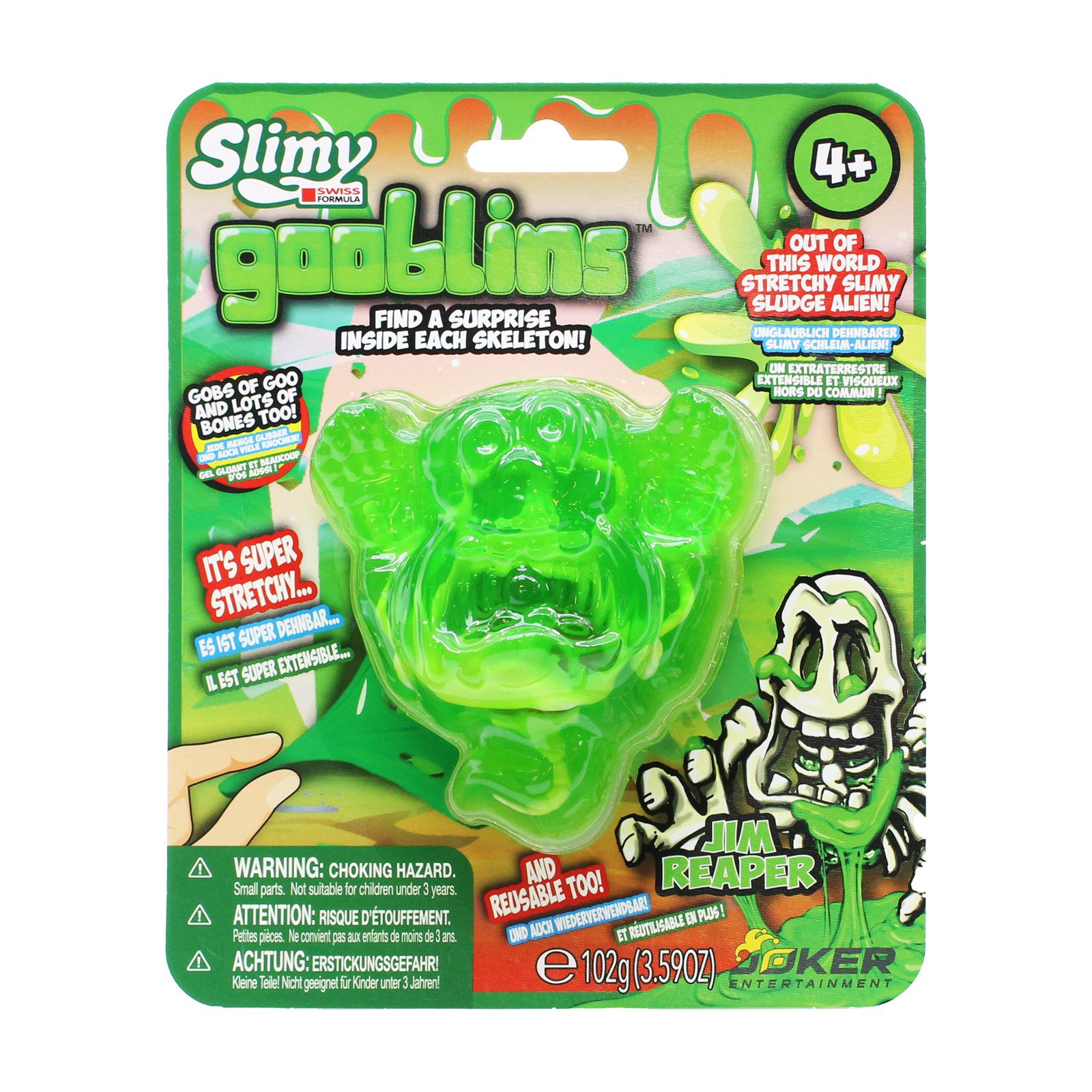 Slimy® Knetform-Set GOOBLINS (1-tlg), lustig-schaurige Schleim Ghost Monster