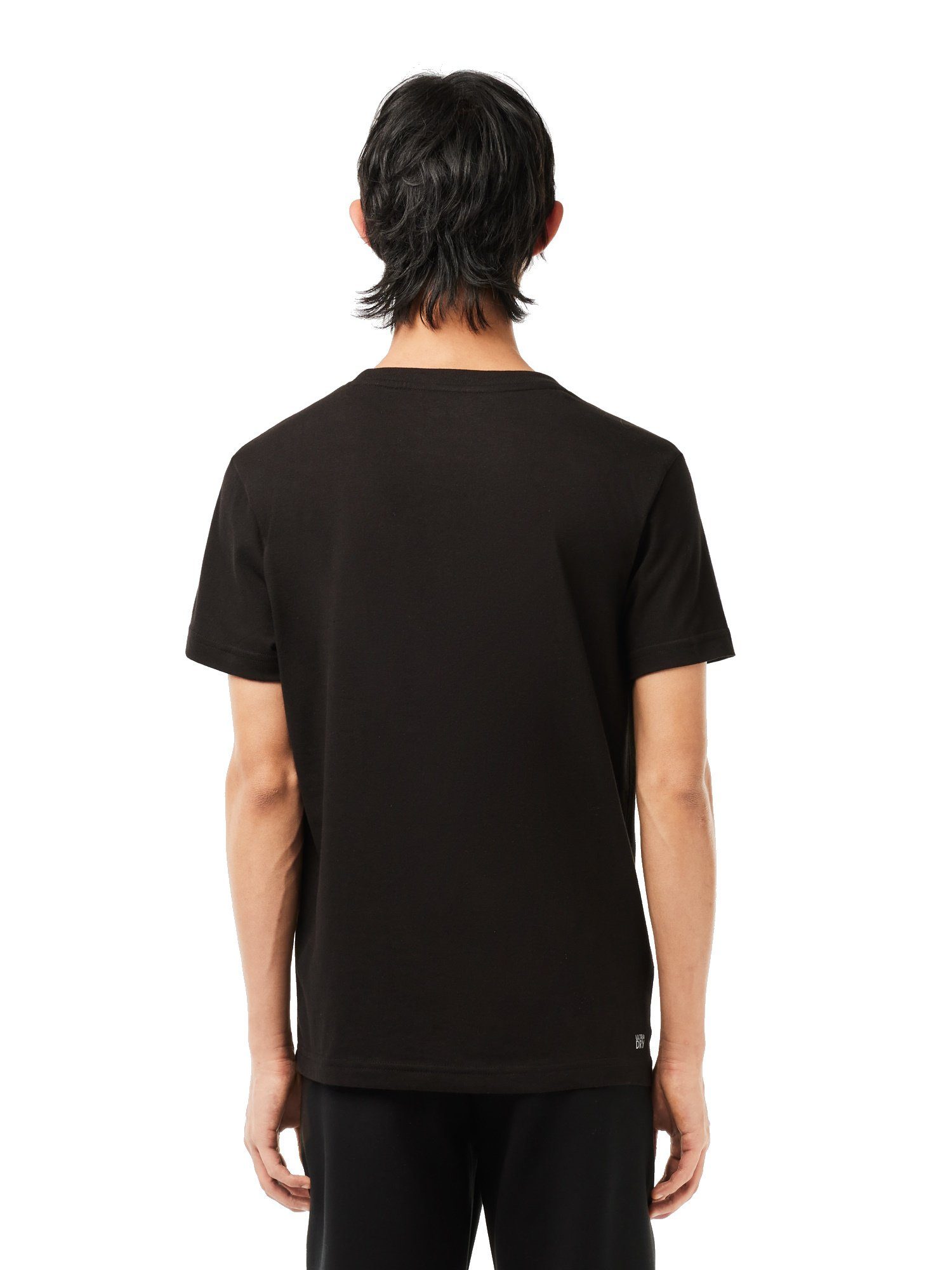 Lacoste T-Shirt Kurzarmshirt mit (1-tlg) Rundhalsausschnitt und T-Shirt