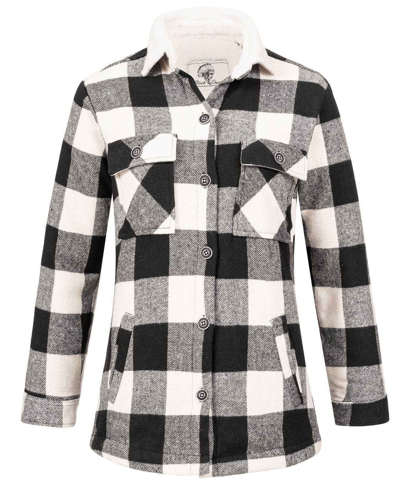Rock Creek Winterjacke Damen Flanelljacke mit günstig online kaufen