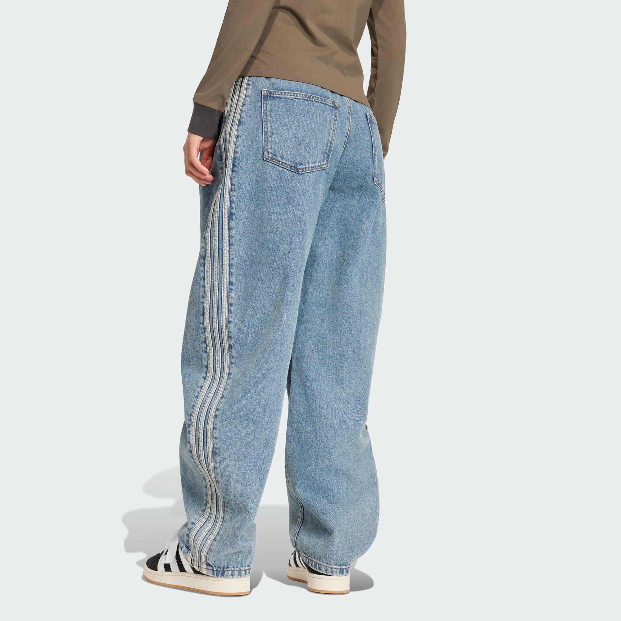adidas Originals Loose-fit-Jeans BARREL-JEANSHOSE, HOHER BUND (1-tlg)