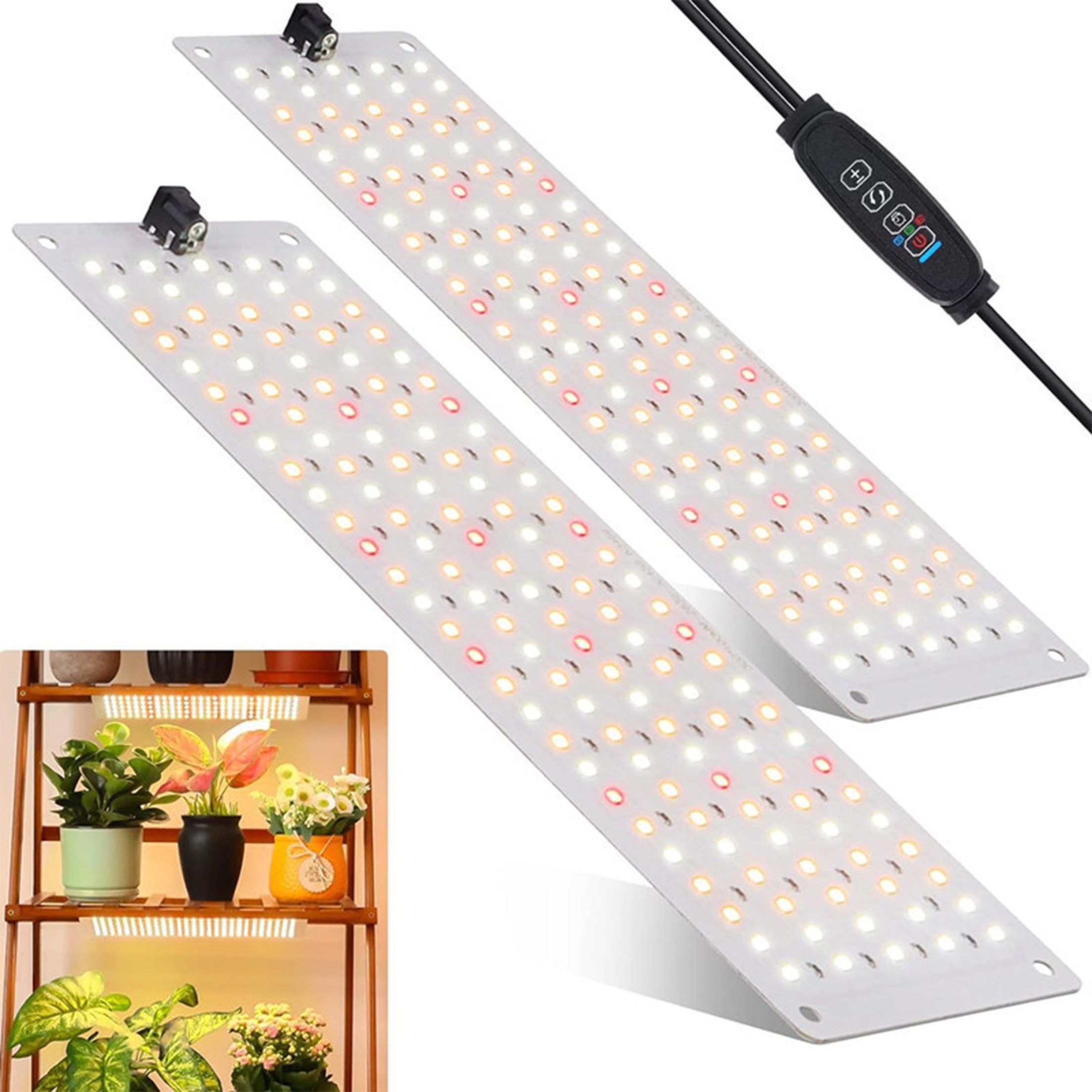 KINSI Pflanzenlampe 2 Stück LED Pflanzenlampe Vollspektrum,Wachstumslicht, günstig online kaufen
