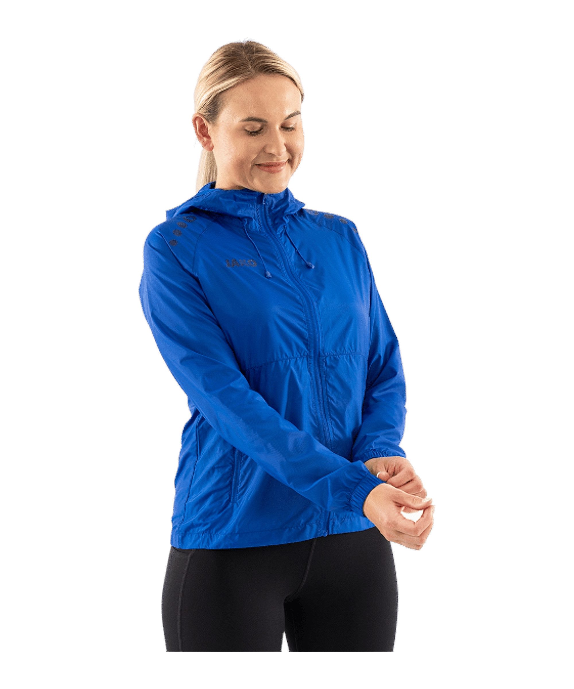 Jako Allwetterjacke Flow Lightweight Jacke Damen (1-St) Kapuze_Kordelzug
