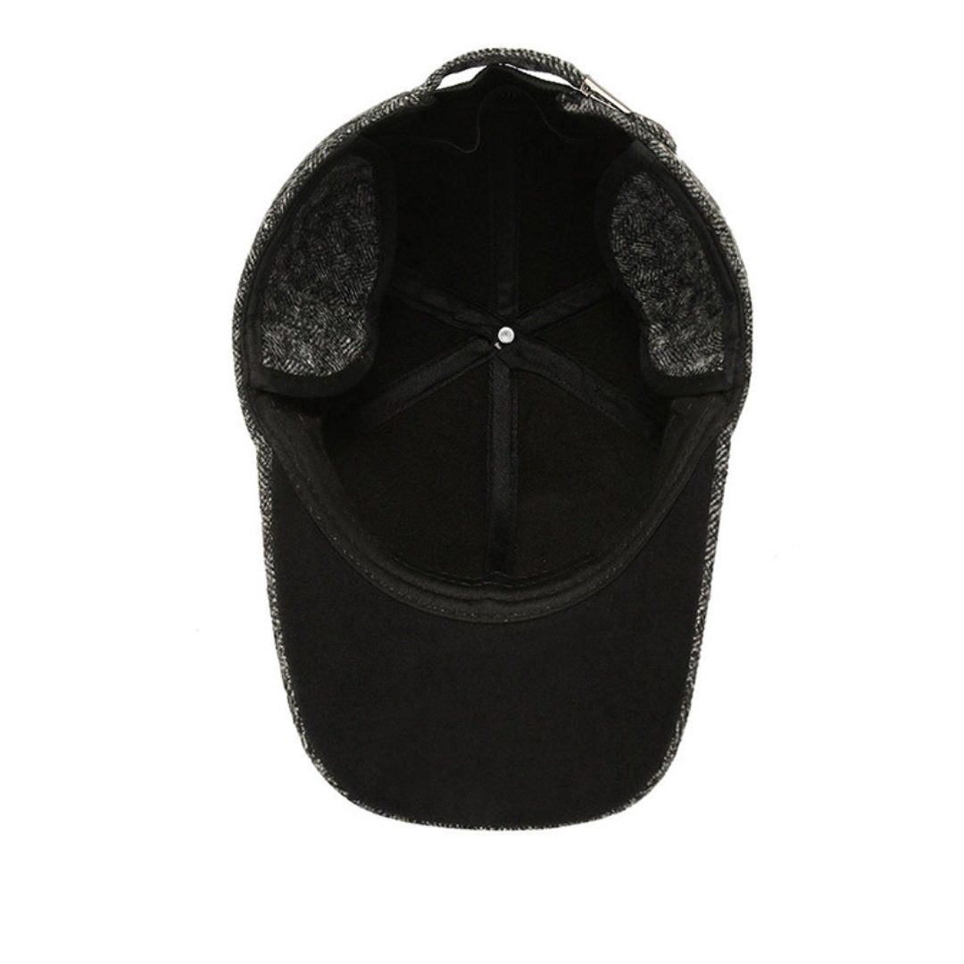 Cap Wolle Kaffeefarbe Mütze Wintermützen Ohrenklappen Lamon Ohrenklappen Baseball Cap Basecap Fullcap Wintercap