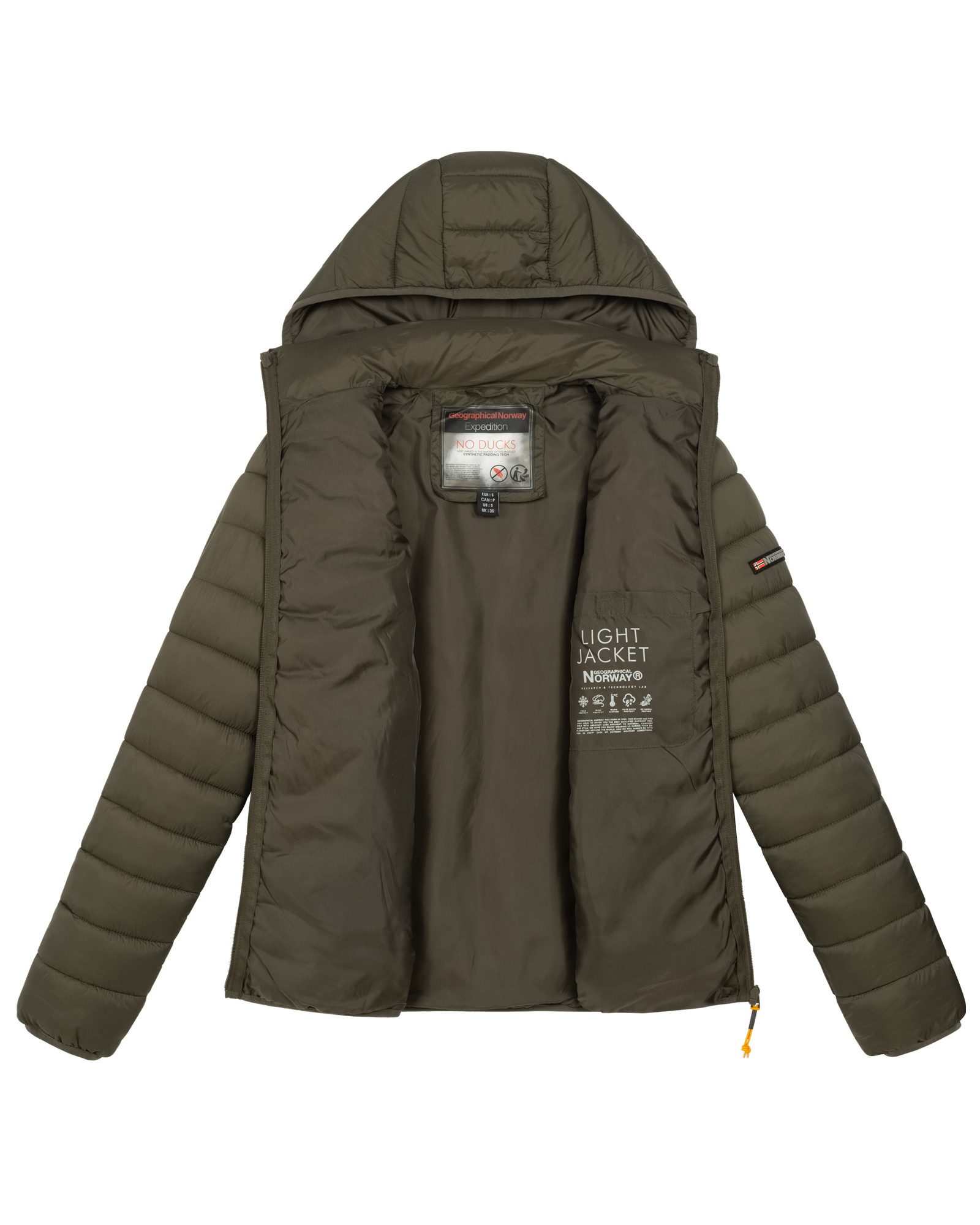 Geographical Norway Steppjacke Herren Herbst Winter Jacke Parka Steppjacke Outdoor gesteppt übergangs – Bild 4 von 5