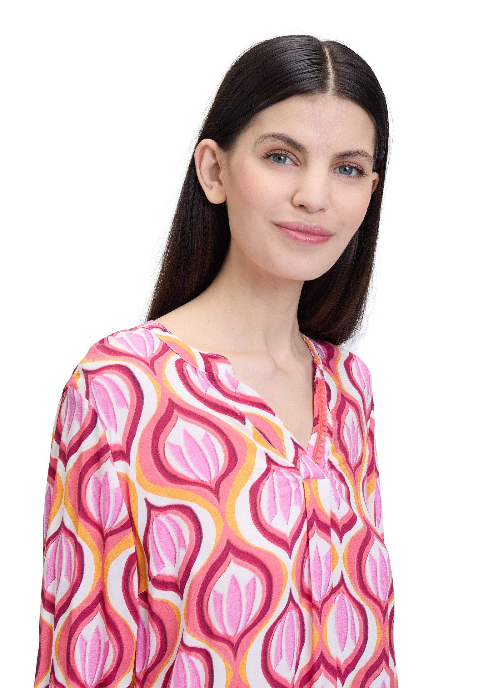 Cartoon Shirtbluse Damen mit Muster