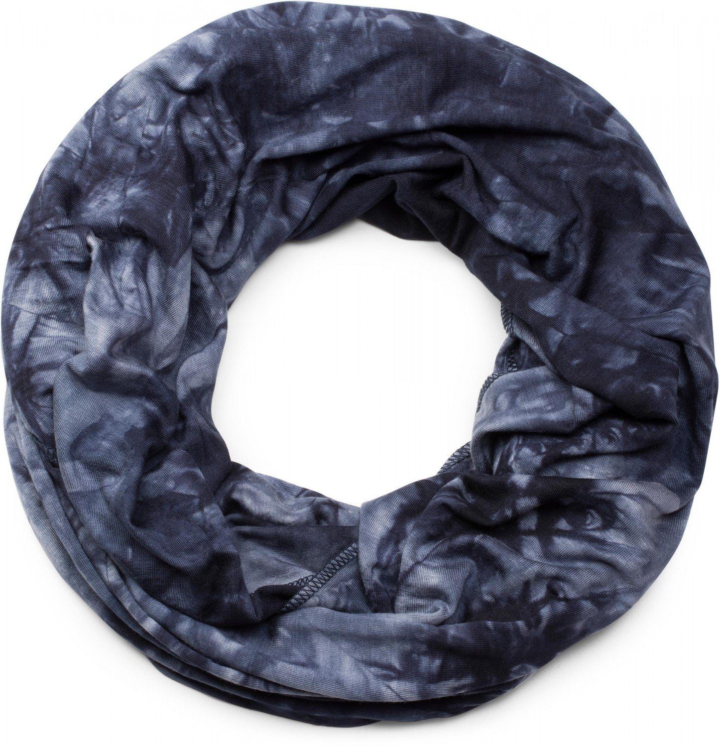 Dunkelblau-Blau mit (1-St), Loop Muster Batik styleBREAKER Loop,