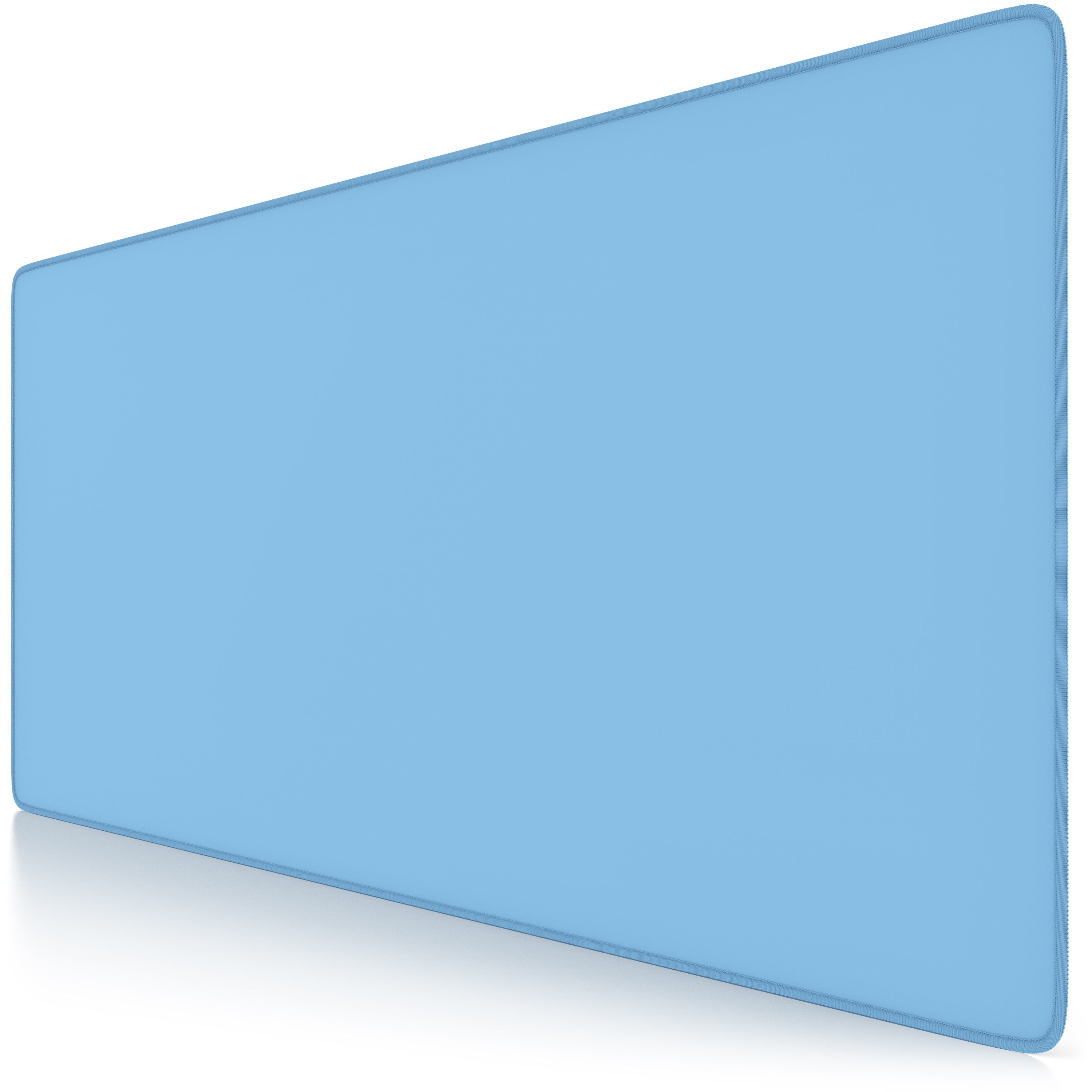 CSL Gaming Mauspad XXL Speed Mousepad 900 x 400 x 3 mm, große Tischunterlage, rutschfest, abwaschbar, Geschwindigkeit & Präzision, hellblau