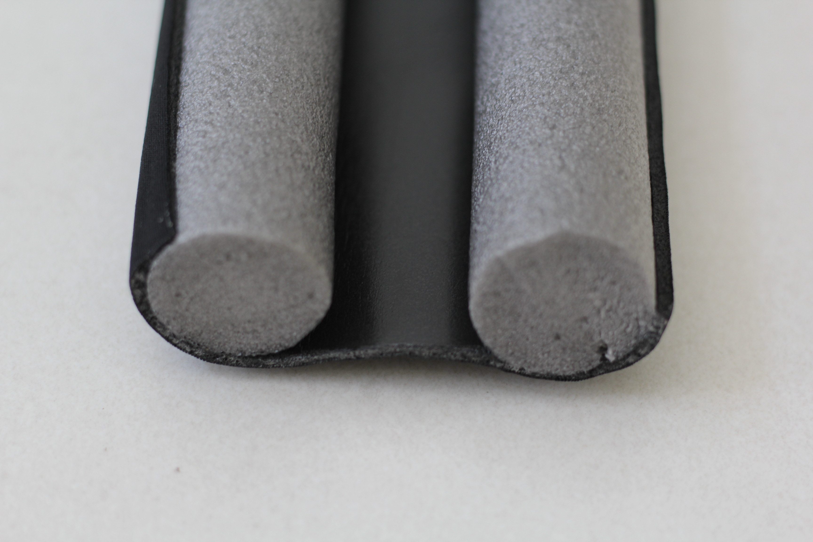 HH-Haushalt Zugluftstopper Zugluftstopper 95 cm Grau/Schwarz