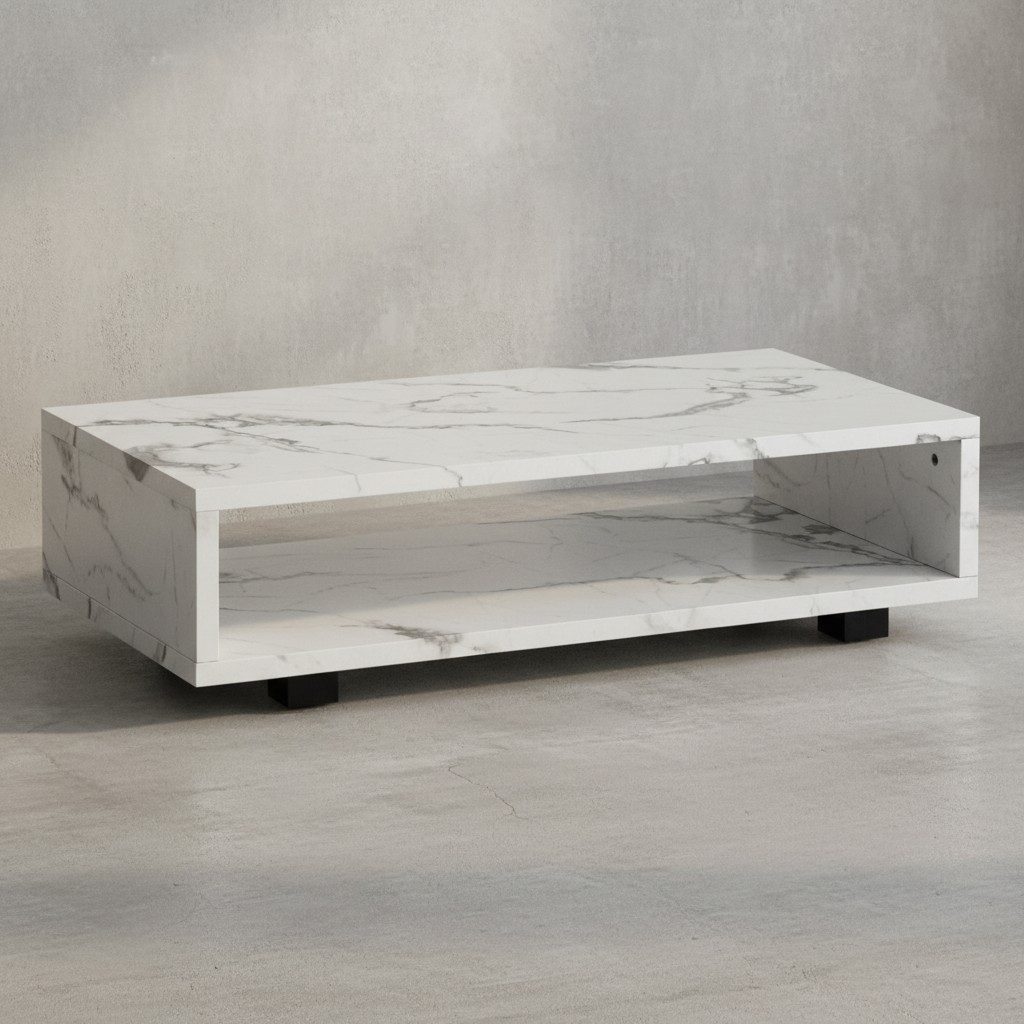 KADIMA DESIGN Couchtisch Couchtisch 100x50x25 cm günstig online kaufen