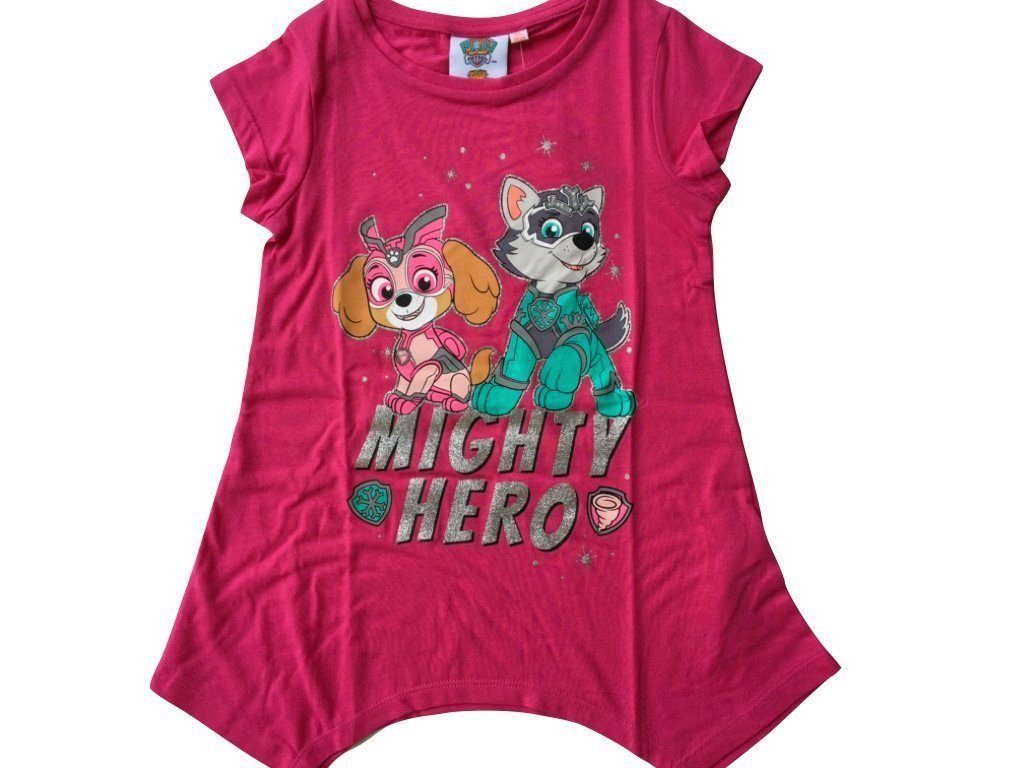 PAW PATROL T-Shirt Paw Patrol Mädchen T-Shirt Tunika "Skye und Zuma"