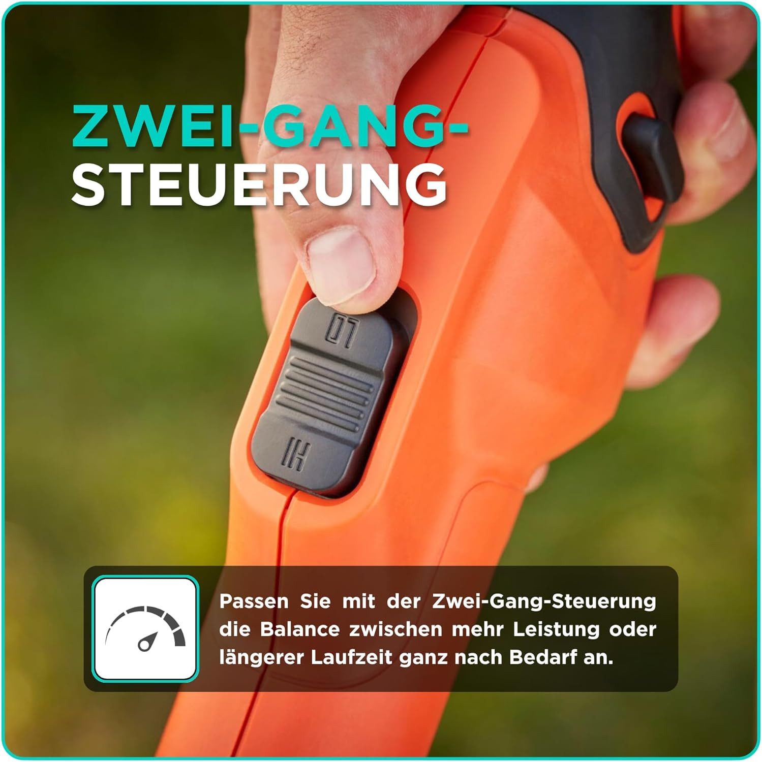 Black + Decker Akku-Rasentrimmer Akku-Rasentrimmer mit Akku & Schnellladegerät, 33cm Schnittb., (1 St)