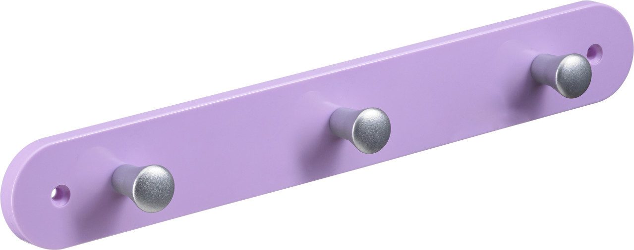 Hettich Garderobenleiste Hettich Garderobenleiste 3 Haken 28,0 x 4,0 x 0,8