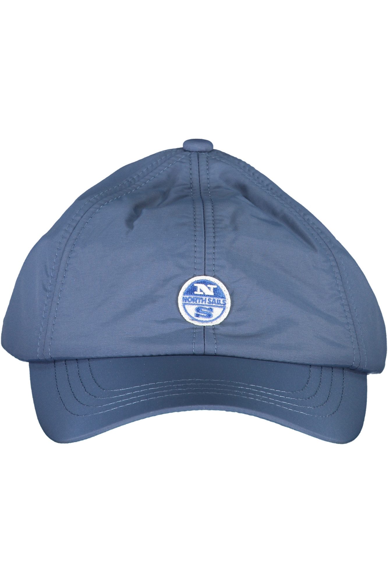 North Sails Strickmütze Blaue Herrenkappe aus recycelten Fasern mit Logo und Applikation