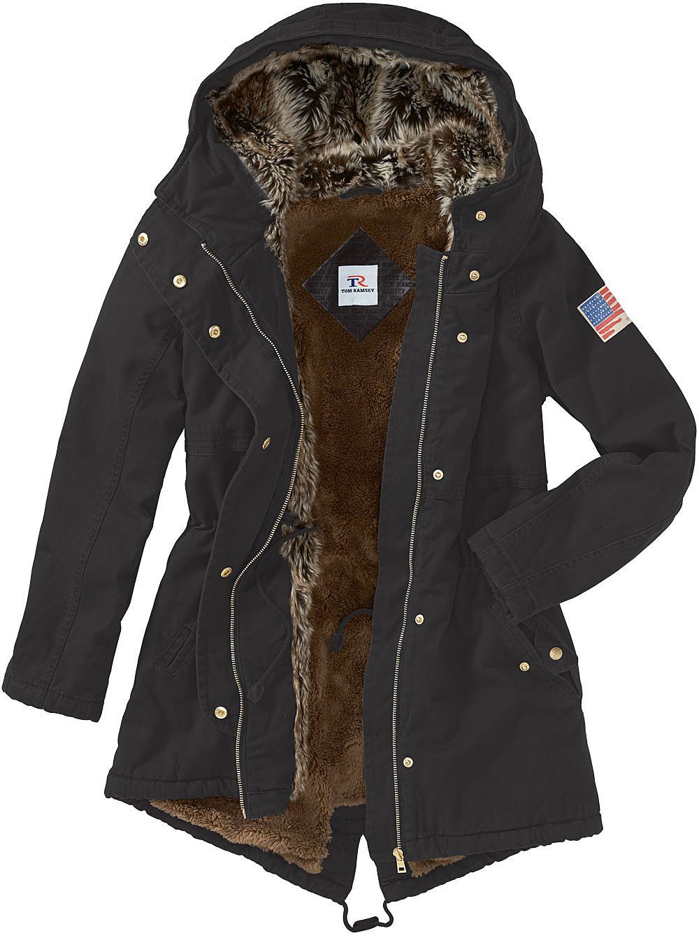 Tom Ramsey Parka mit superweichem Kuschelfutter günstig online kaufen