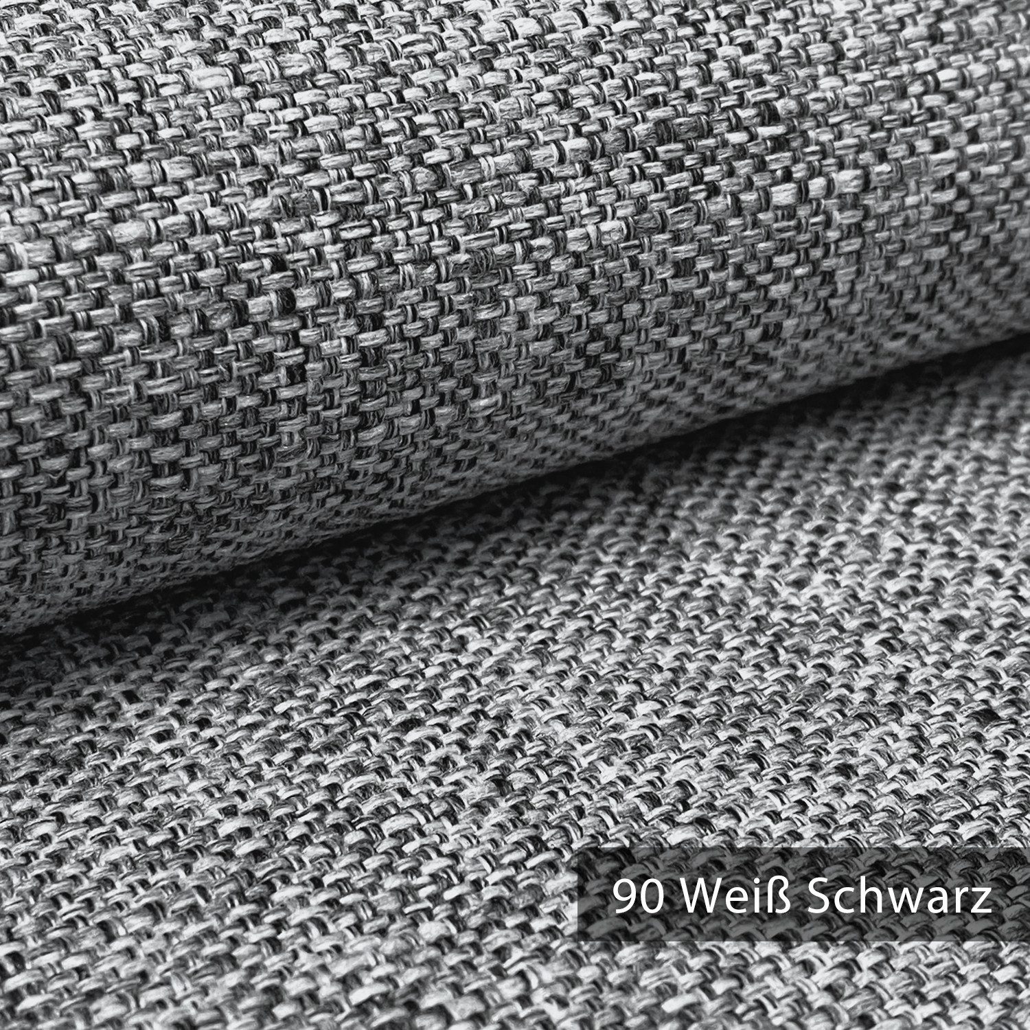 novely® Stoff MUDAU Grob gewebter Möbelstoff, Robust, Mélange, Handwebcharakter, Pflegeleicht, Meterware, 1lfm