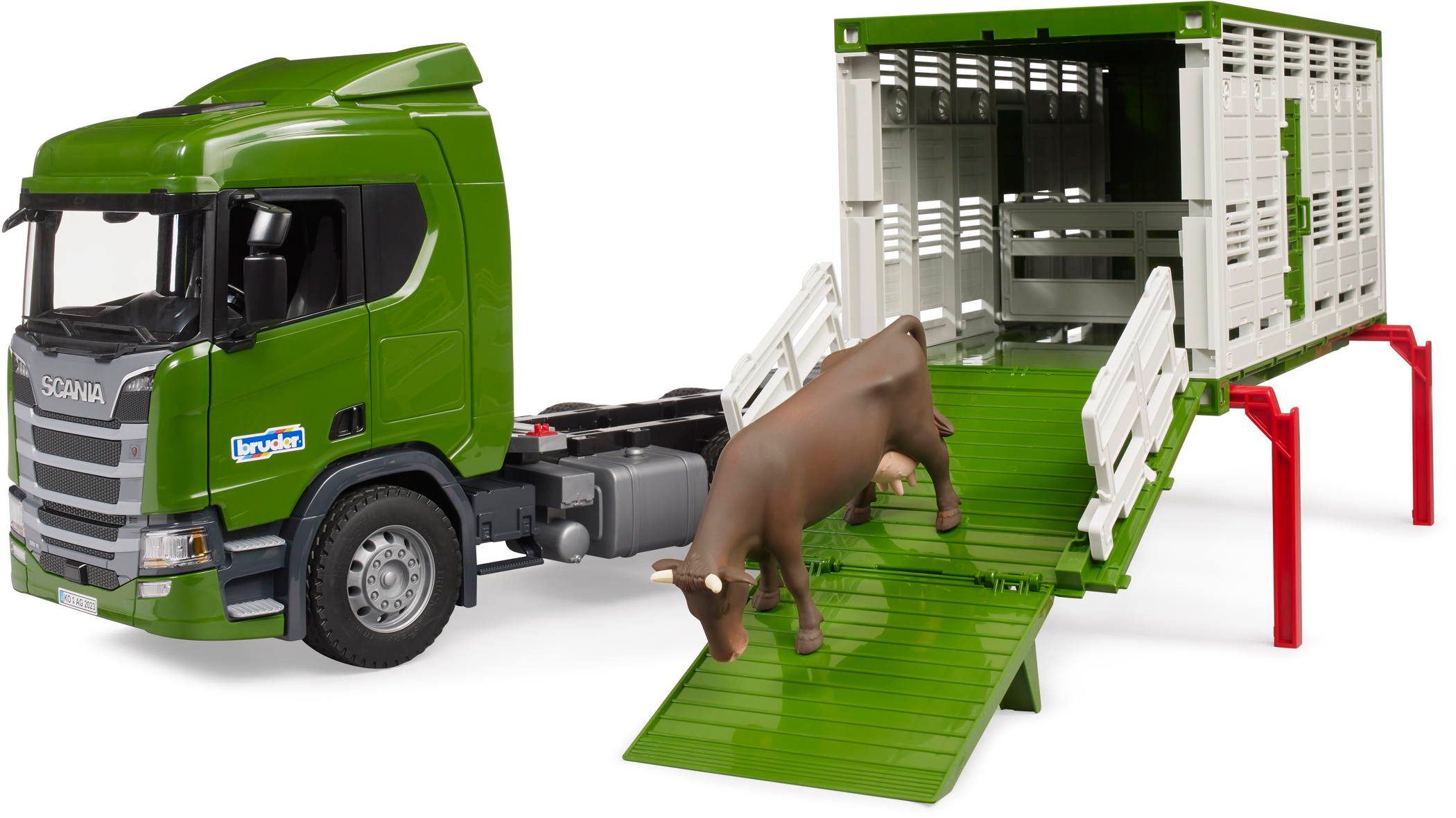 Bruder® Spielzeug-LKW Spielfahrzeug Scania Super 560R Tiertransport-LKW mit günstig online kaufen