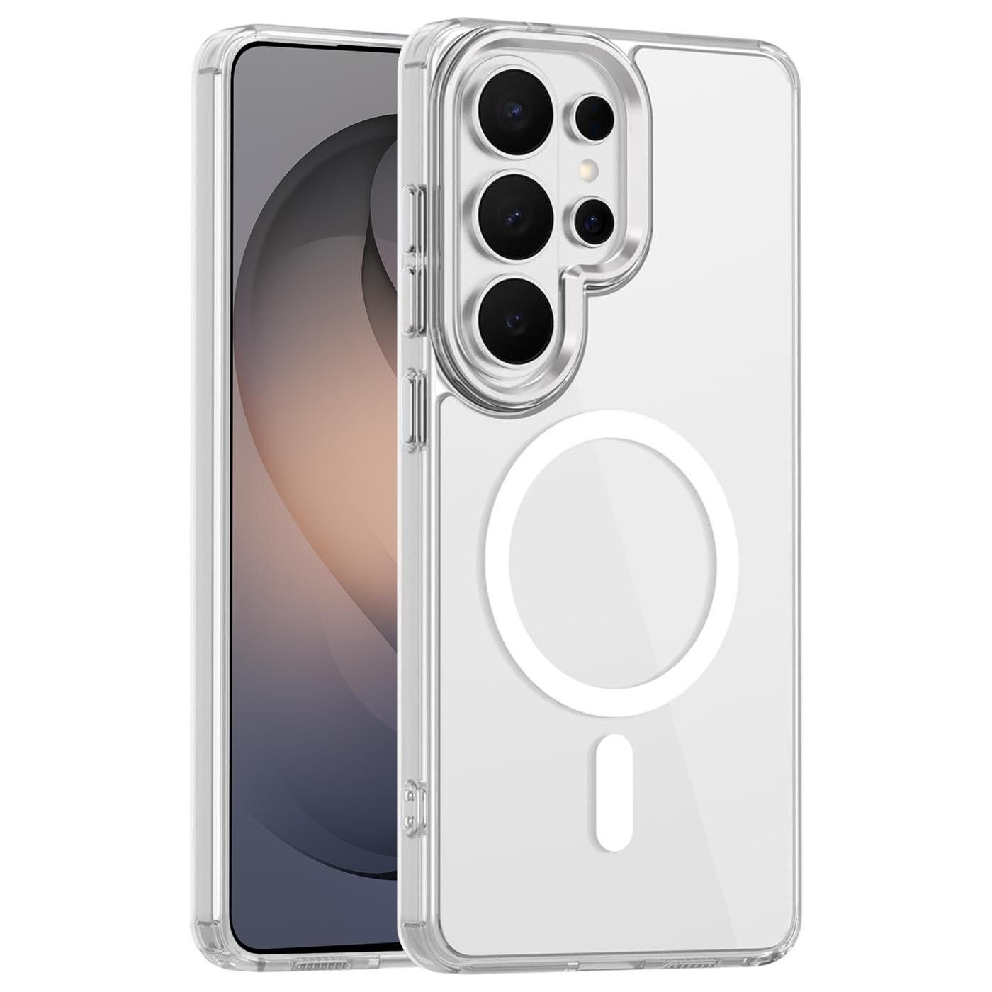 CoolGadget Handyhülle Premium Silikon Handy Case für Samsung Galaxy S26 Ultra 6,9 Zoll, Hülle Transparent Schutzhülle kompatibel mit MagSafe Zubehör