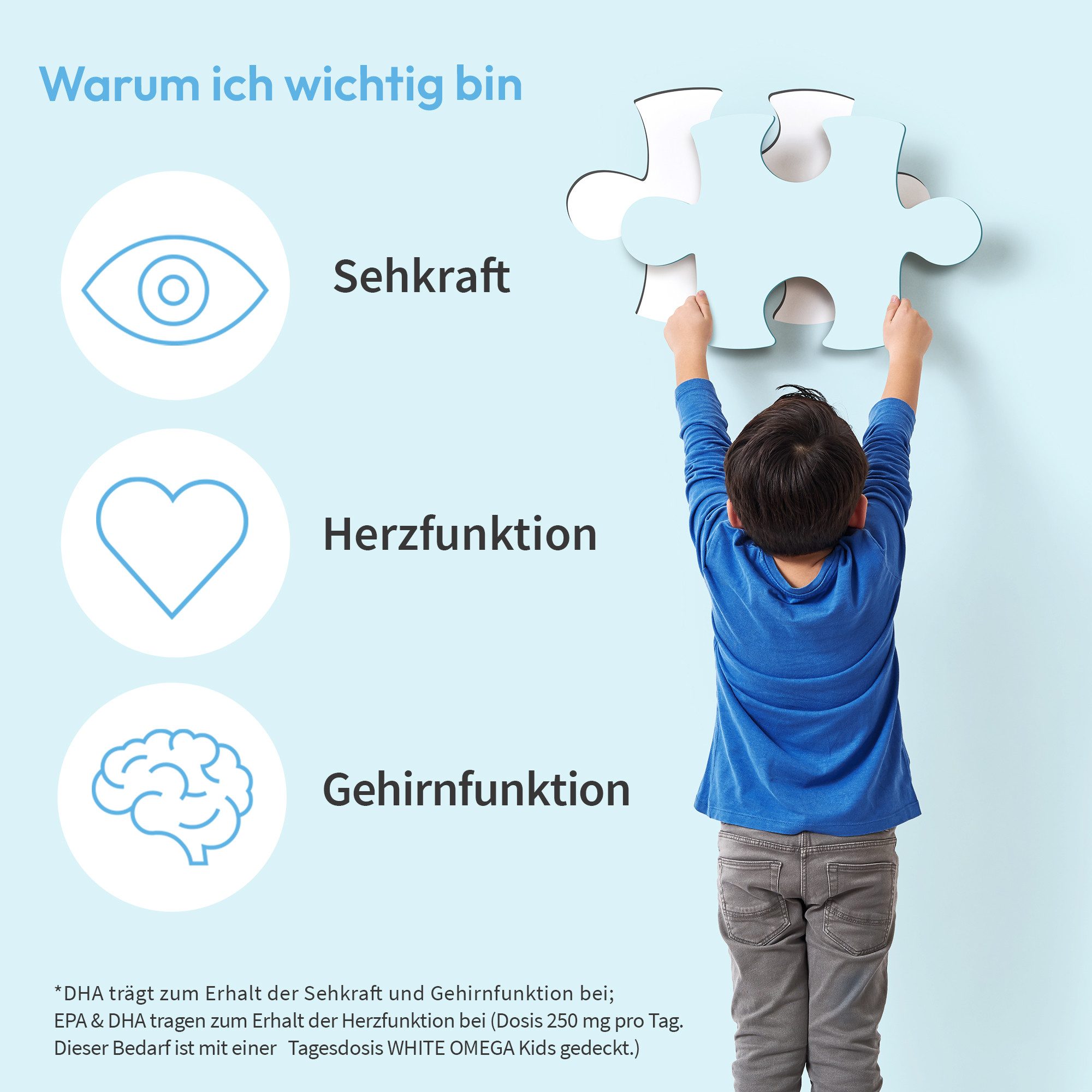 kindgesund Omega-3 für Kinder - WHITE OMEGA Kids Kapseln