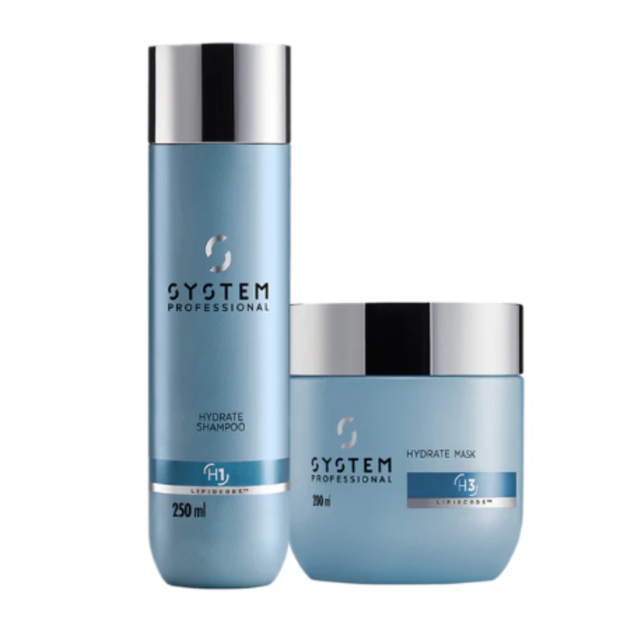 System Professional Haarpflege-Set System Professional Hydrate Set Shampoo 250 ml + Haarmaske 200 ml, 2-tlg., reichhaltig