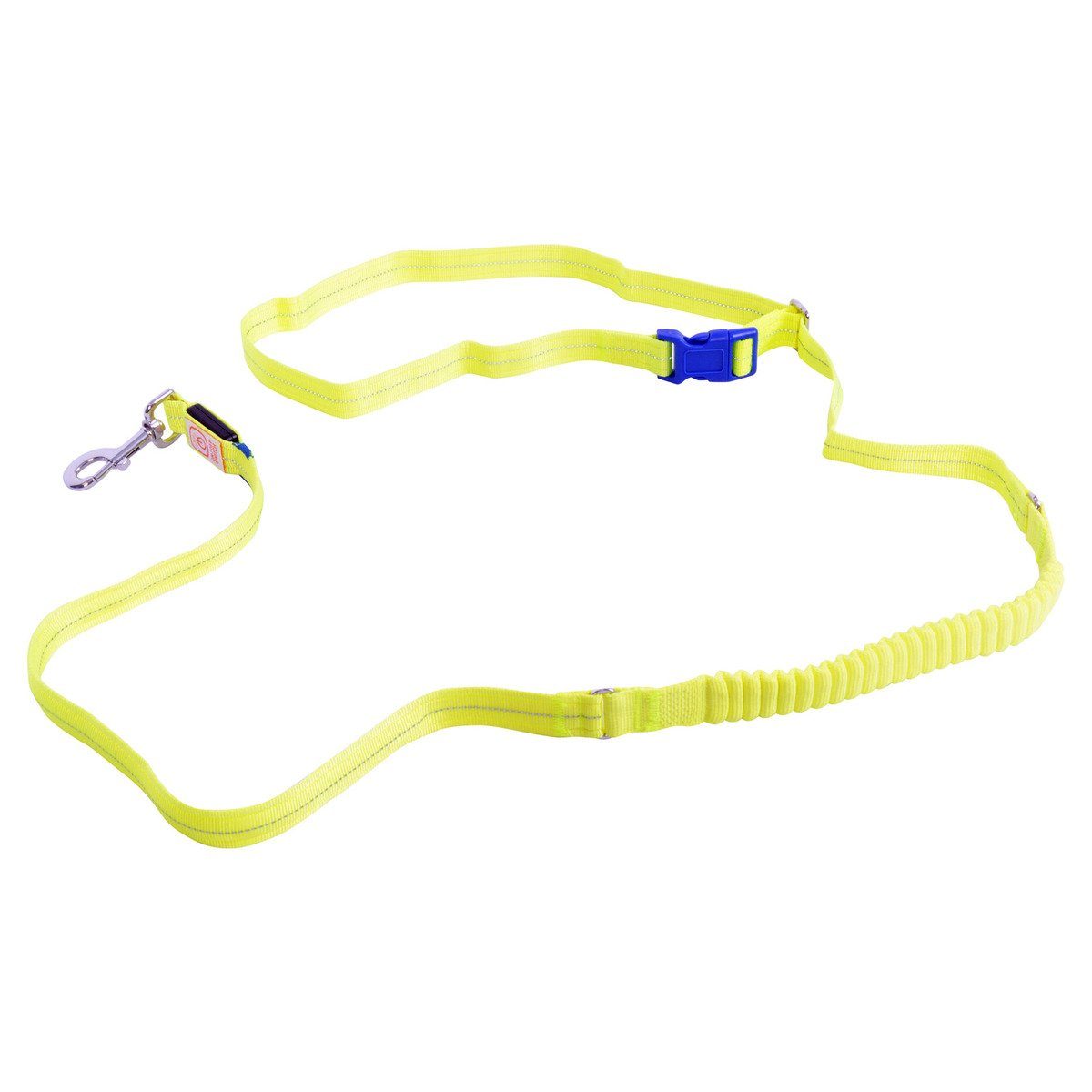 Joggingleine Joggingleine mit Flash Light LED USB neongelb