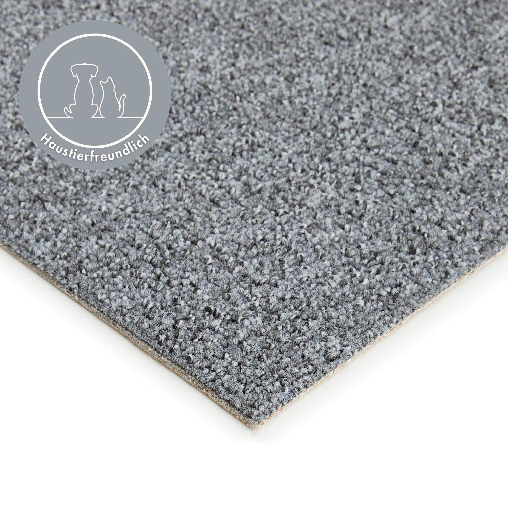 Andiamo Teppichboden Luton, Feinschlinge, Gesamthöhe 6 mm, Luxusklasse LC1, rechteckig, meliert, Breite 400 cm oder 500 cm, strapazierfähig & pflegeleicht