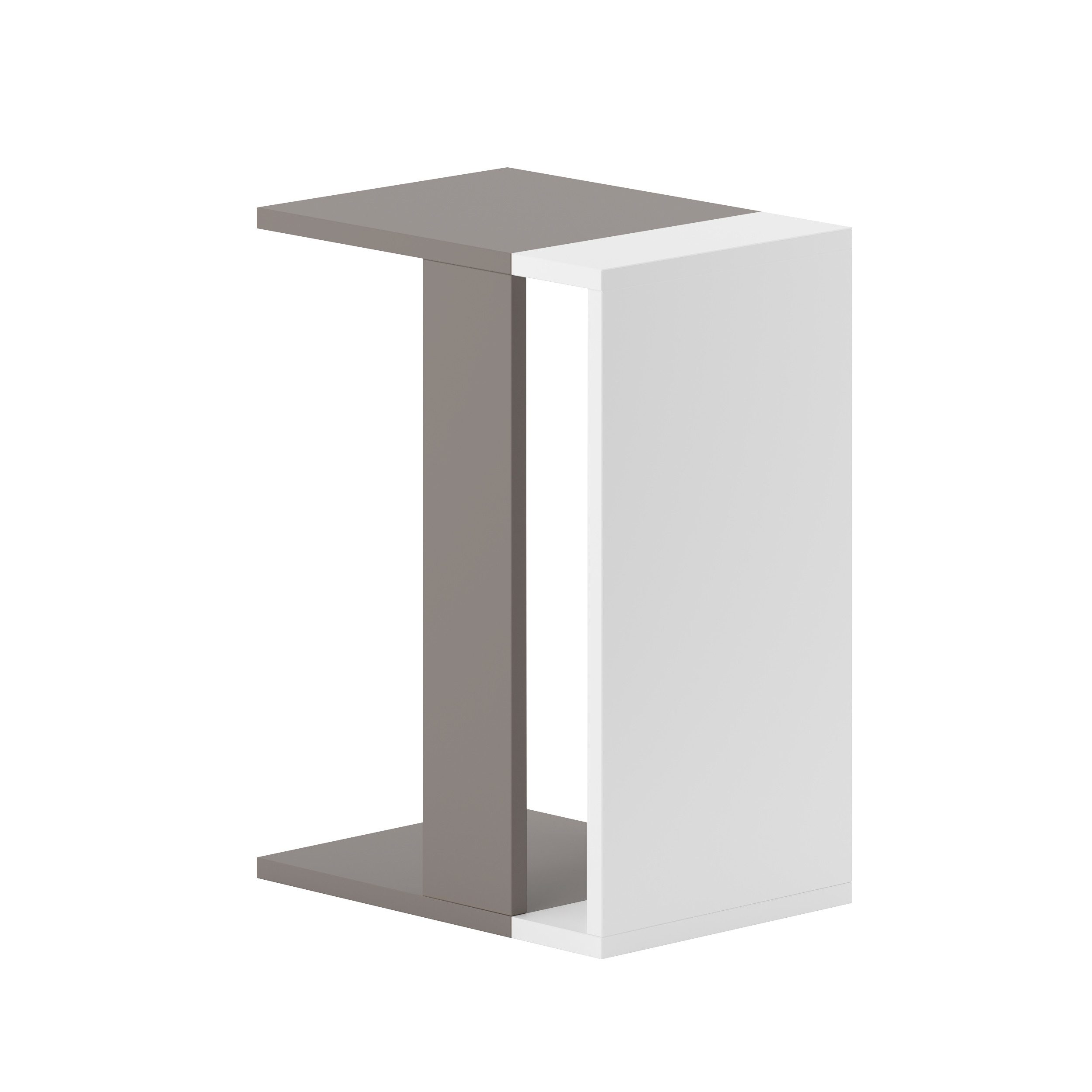 Decortie Beistelltisch Zetti, C-Modell-Beistelltisch,40 x 30 x 57 cm