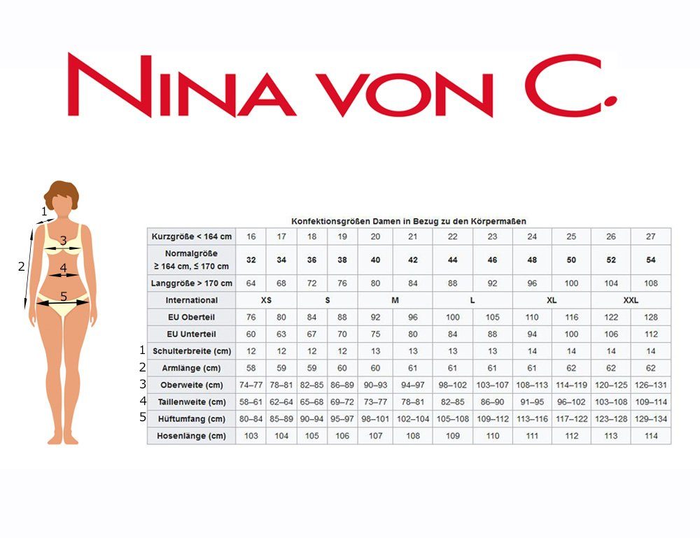 Nina Von C. Burgund mit 40160880-861, Cutouts Slip Taillenslip