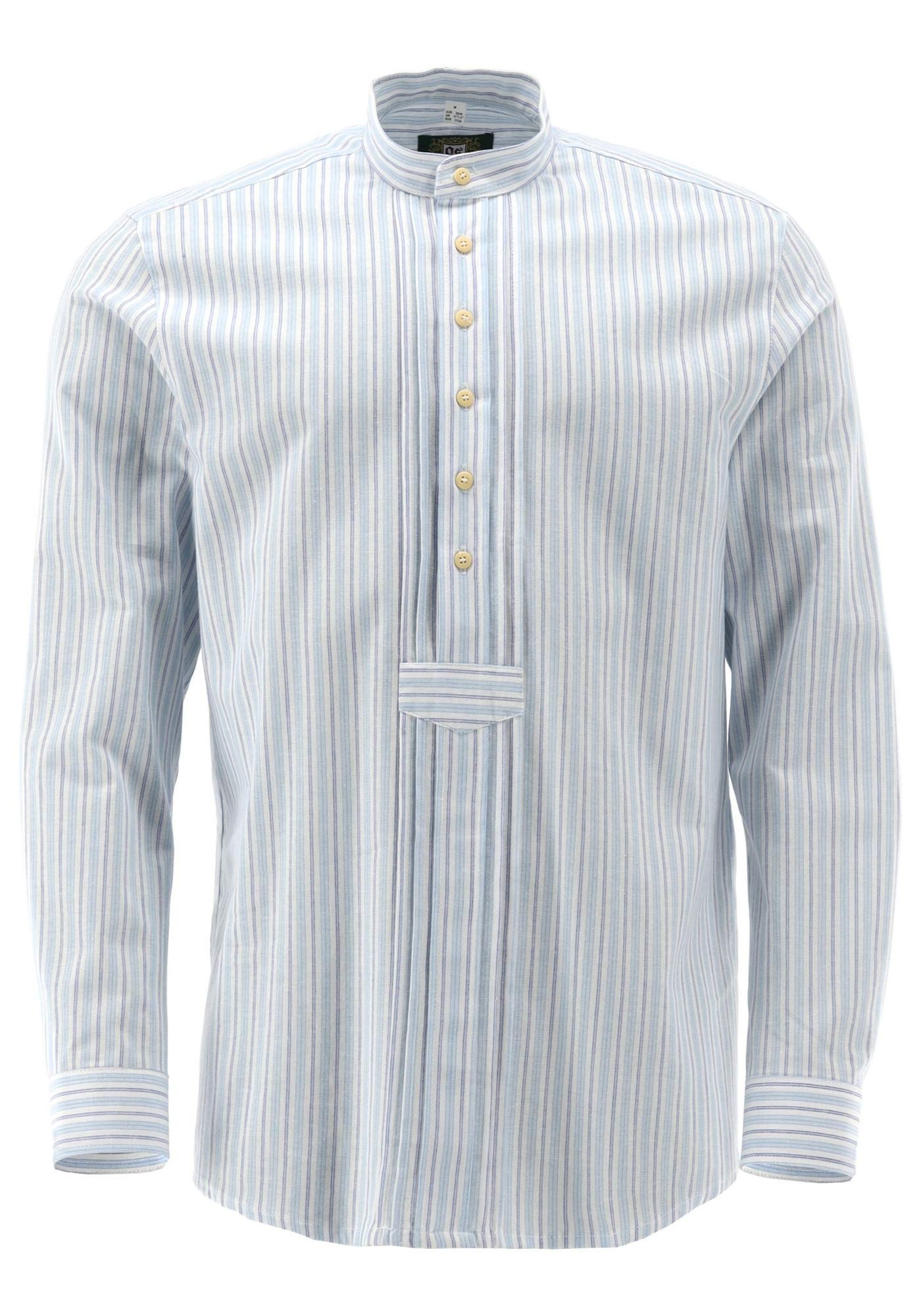 OS Trachten Trachtenhemd Xenara Regular Fit, Stehkragen, 1/1-Arm, Baumwolle günstig online kaufen