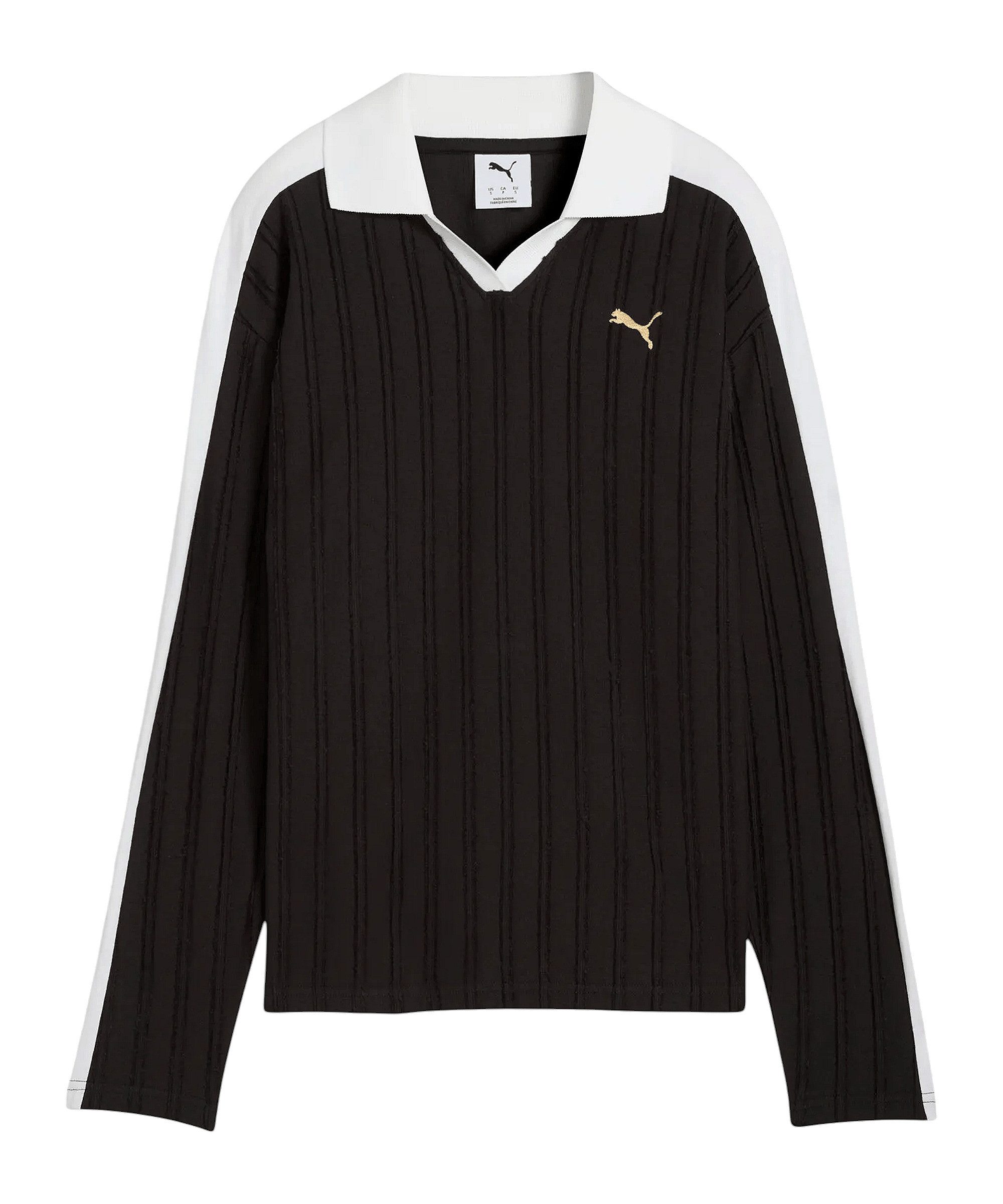 PUMA Poloshirt PUMA T7 Relaxed Long Sleeve Polo Damen Baumwolle günstig online kaufen