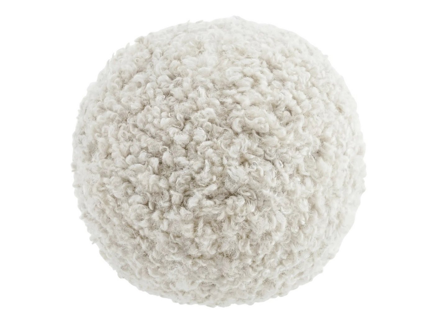blomus Dekokissen TEDDY Rundes Kissen moonbeam Ø26cm