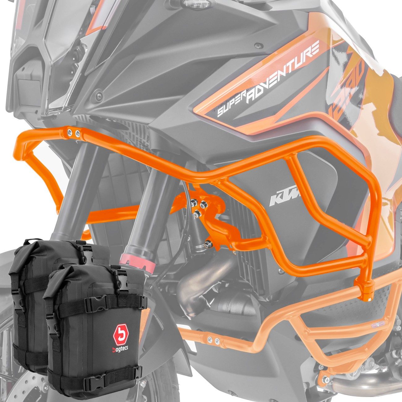 Motoguard Motor-Schutzhülle Verkleidungsschutzbügel + Taschen X21 für KTM 1290 Super Adventure R