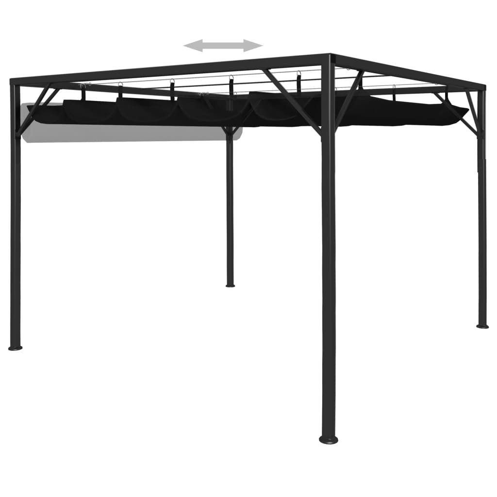 vidaXL Partyzelt Gartenpavillon mit ausziehbarem Dach günstig online kaufen