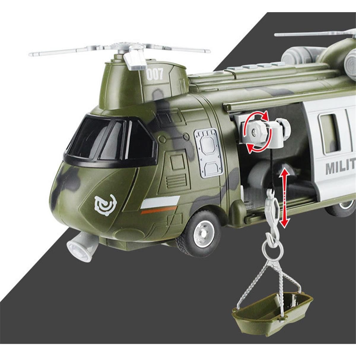 efaso Spielzeug-Hubschrauber 641A Helikopter - Licht/Sound/Drehpropeller/Se günstig online kaufen
