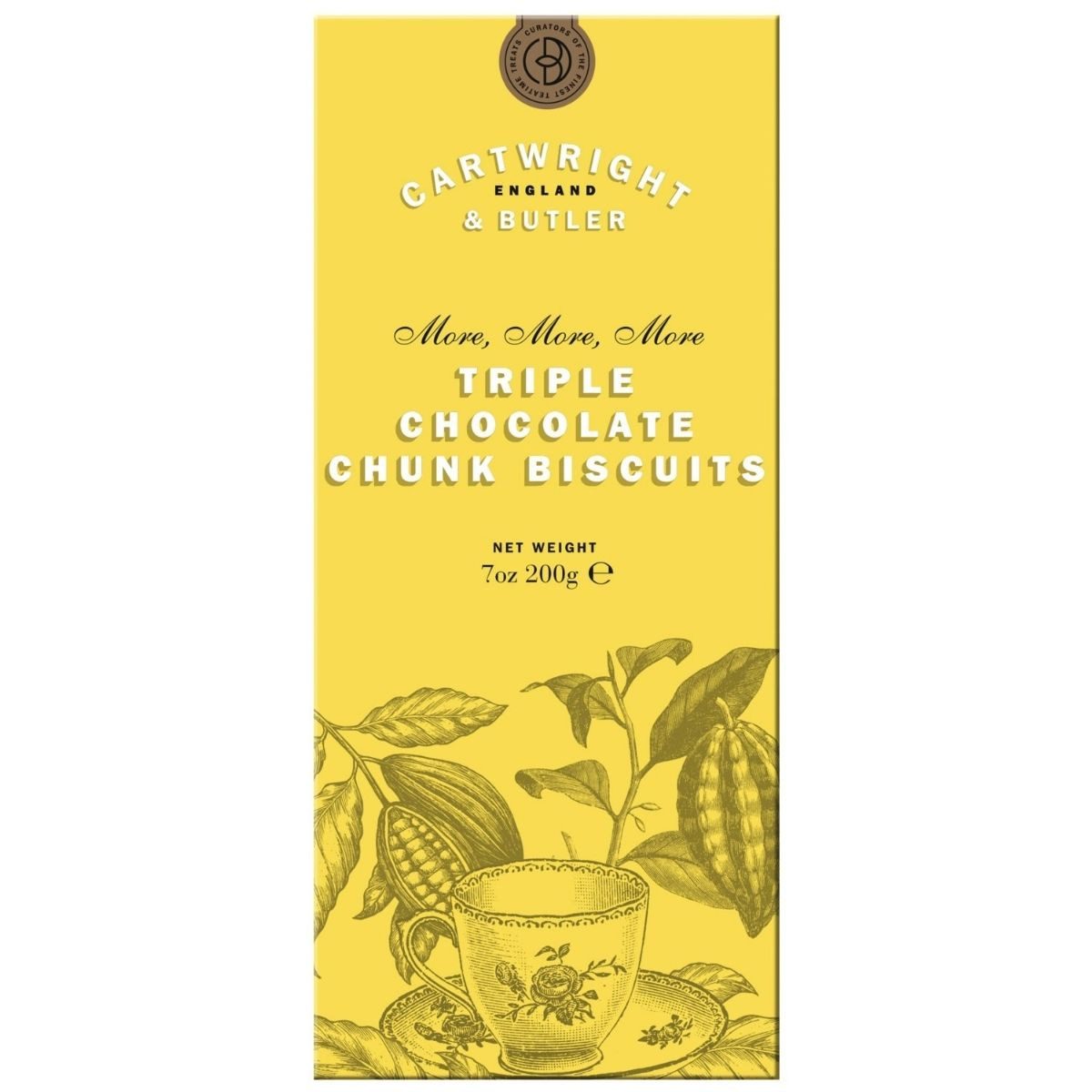 Cartwright & Butler Kekse Cartwright & Butler Triple Chocolate Chunk Biscuits 200 g, 200 g