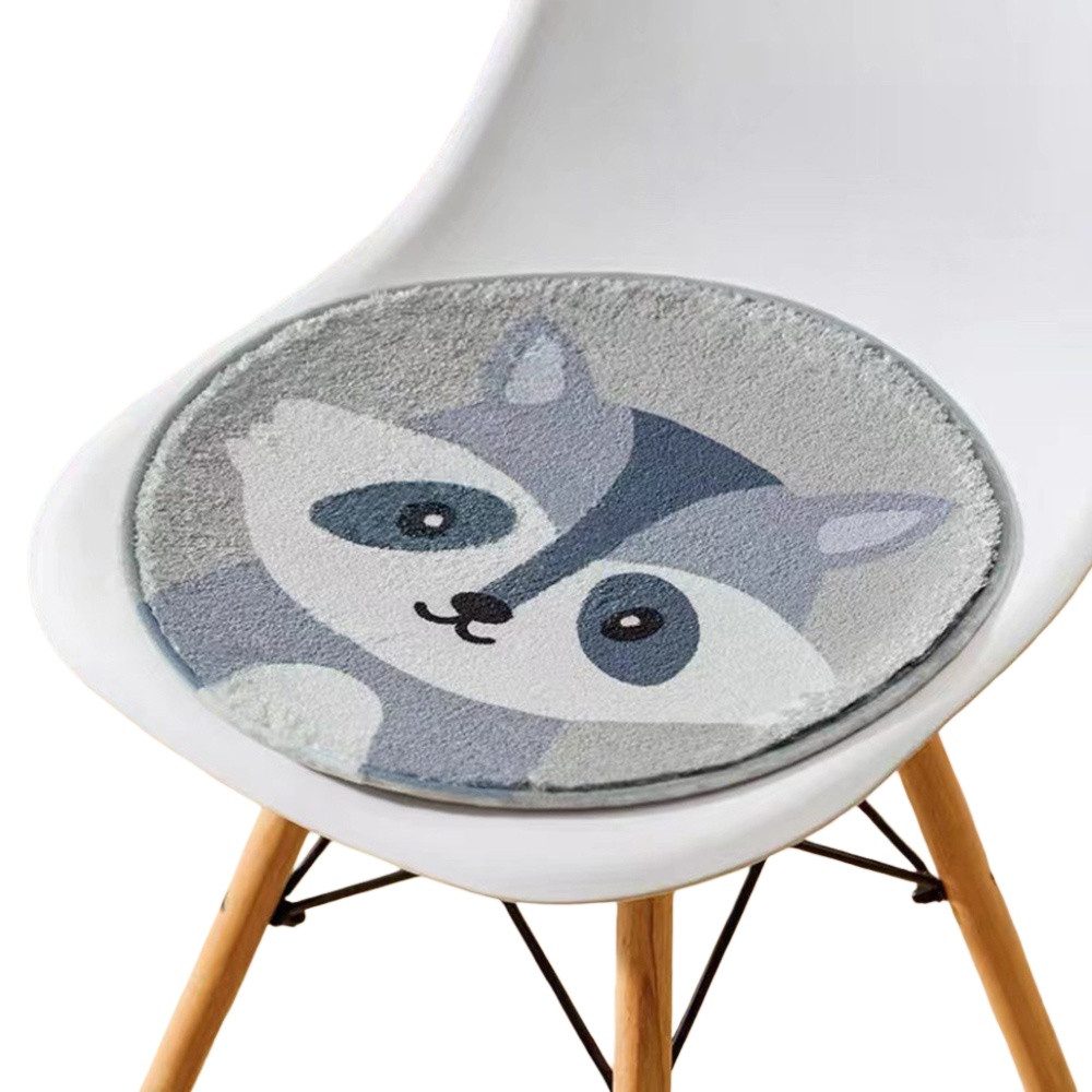 Coonoor Stuhlkissen Winter Weiche Runde Stuhlkissen Nette Cartoon Tier Kinder Подушки, für Outdoor Indoor Gartenstuhl Home Office Kinderschule