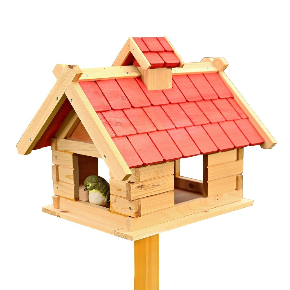 Vogelhaus Vogelhaus Vögelhäuschen Holz Vogelfutterhaus XXL Vogelvilla