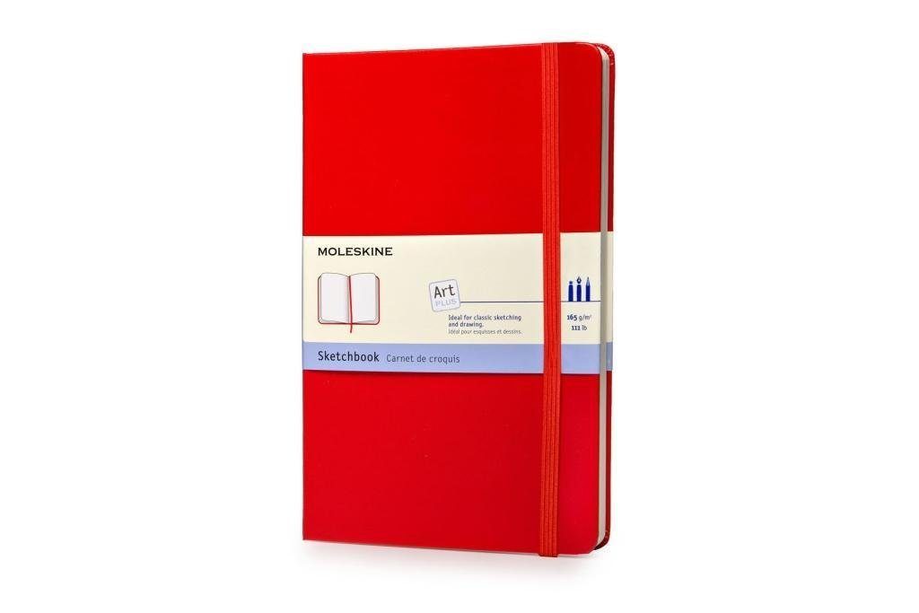 MOLESKINE Notizbuch Moleskine classic Red Cover, Large Size, Sketchbook