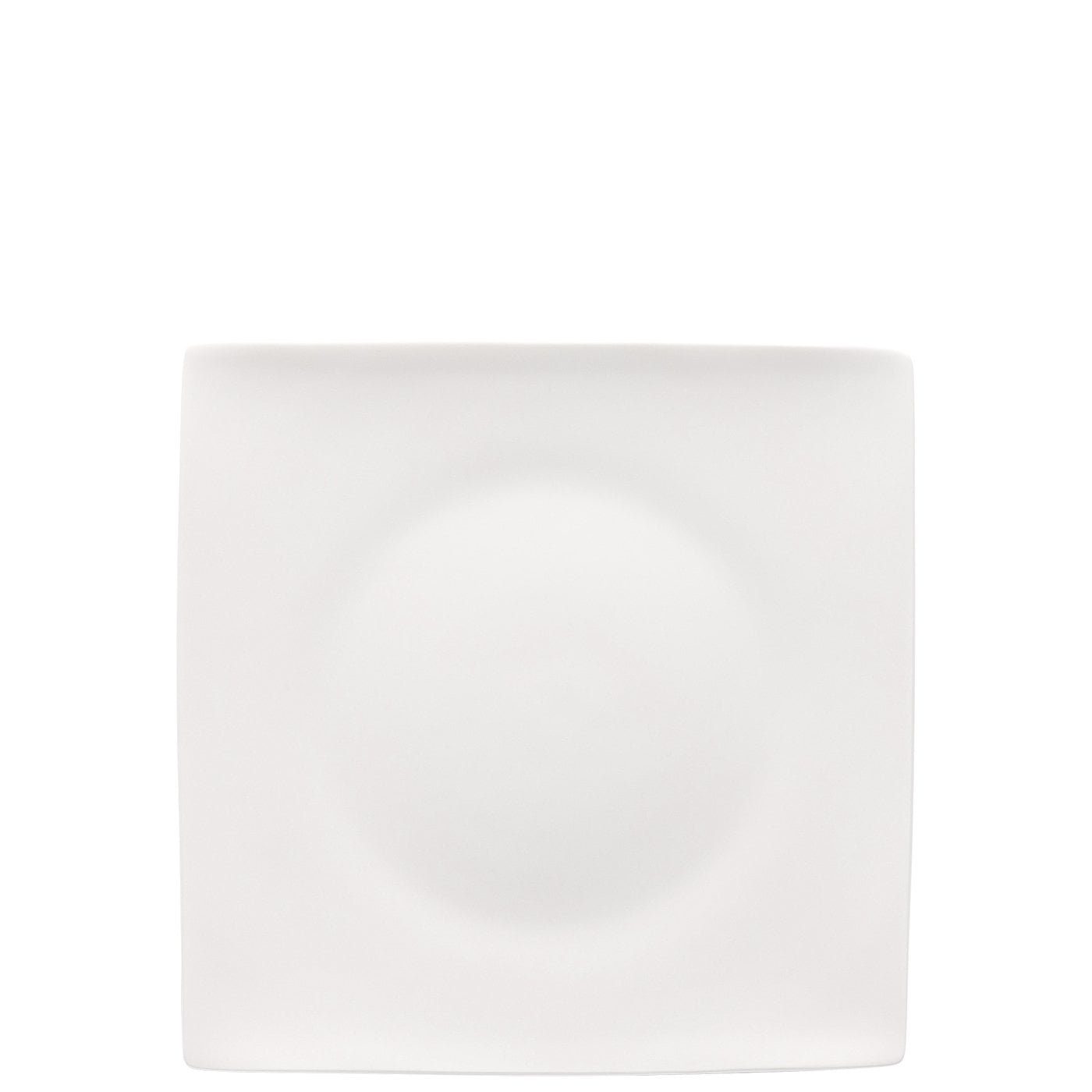 23 St) Teller quadr. Rosenthal (1 cm Weiß flach, Frühstücksteller Jade