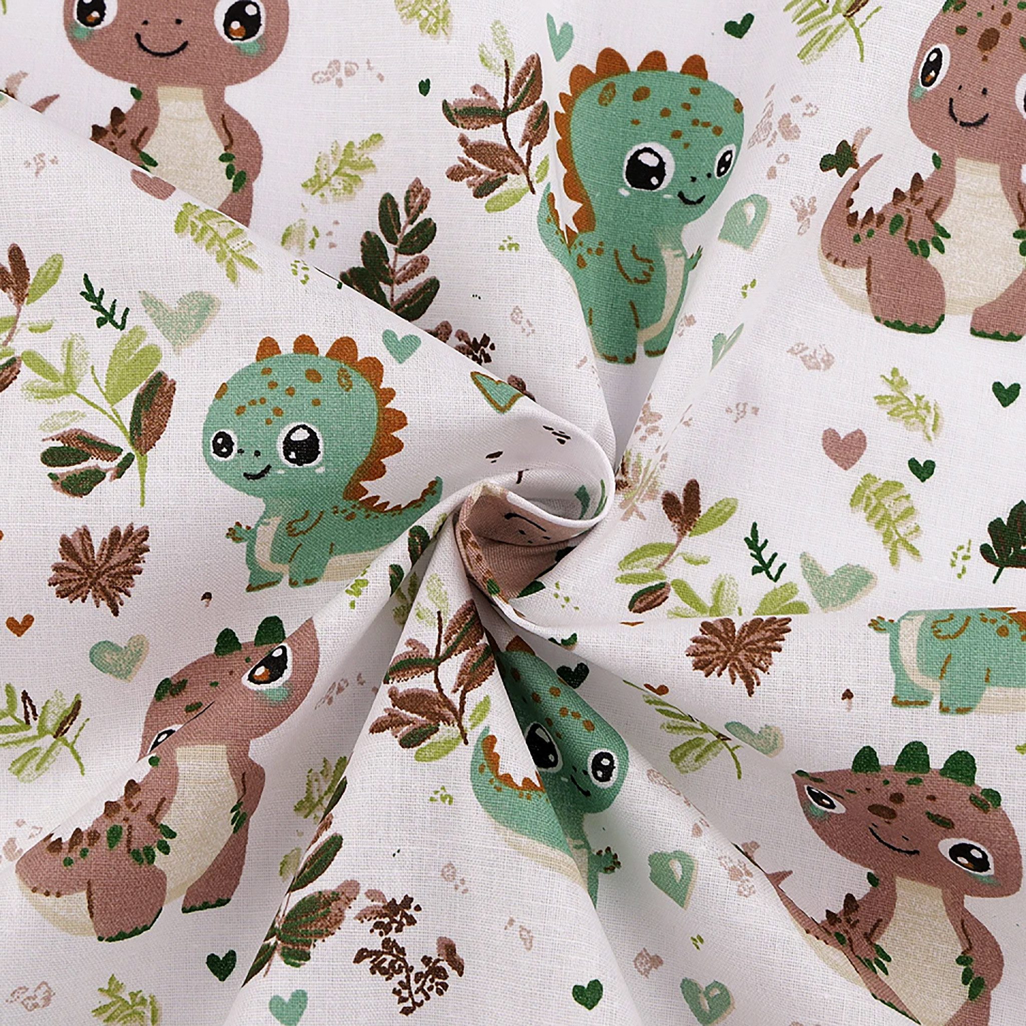 maDDma Stoff Baumwollstoff mit Kindermotiven Halbmeterware ab 0,5x1,6m breit, Motiv 7