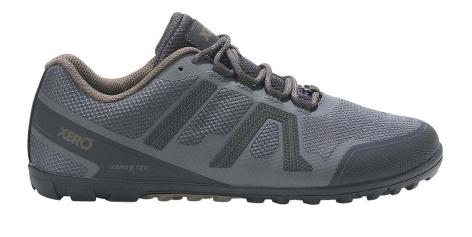 Xero Shoes Minimal-Travelschuhe Mesa Trail WP (wasserdicht) asphaltgrau/stahlgrau Wanderschuh