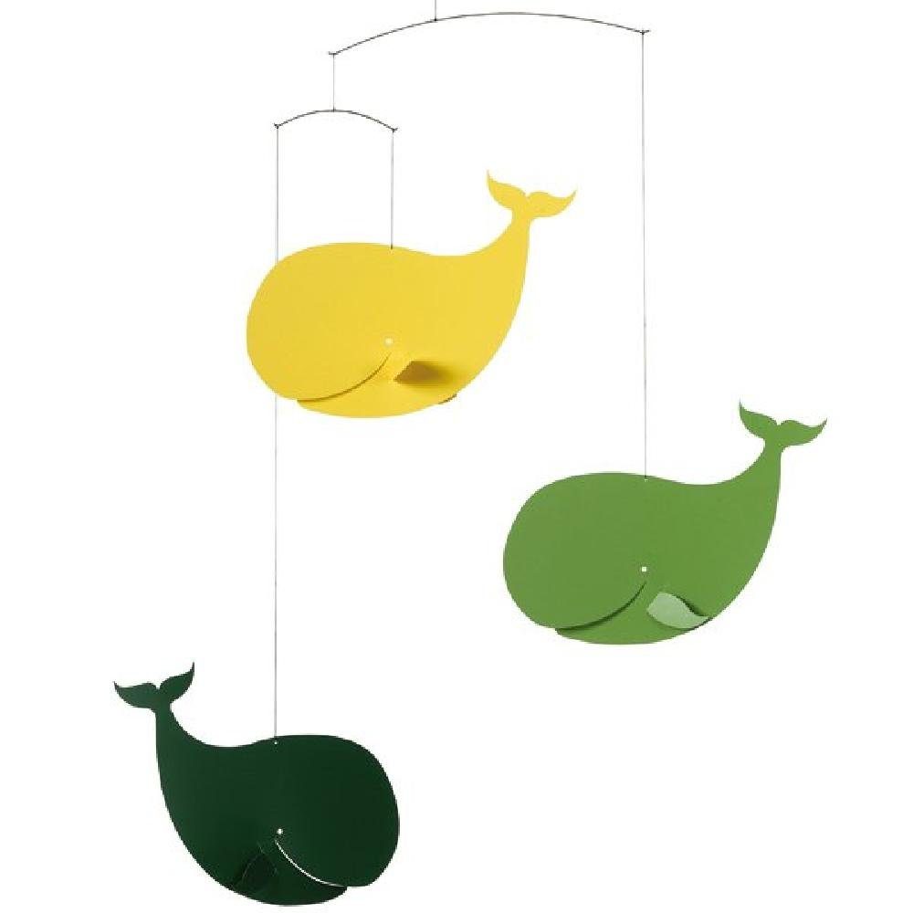 Flensted Mobiles Spiel Wale Grün Mobile